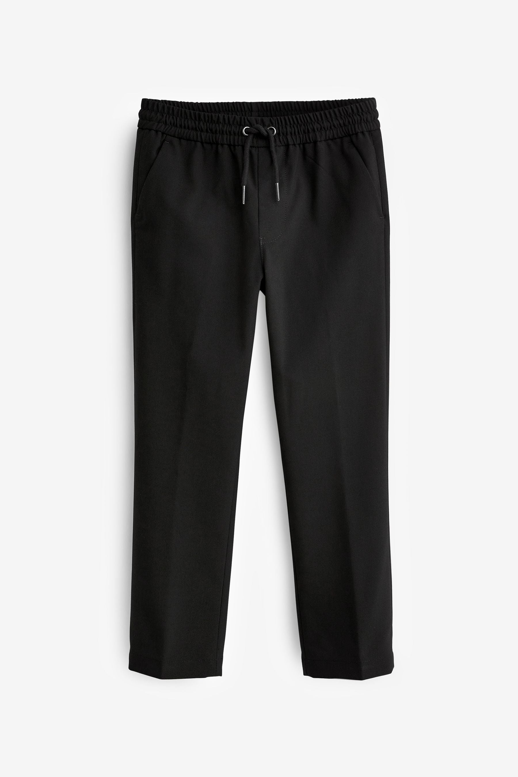 Black Pull On Waist Pull-On Suit Trousers (3-16yrs)