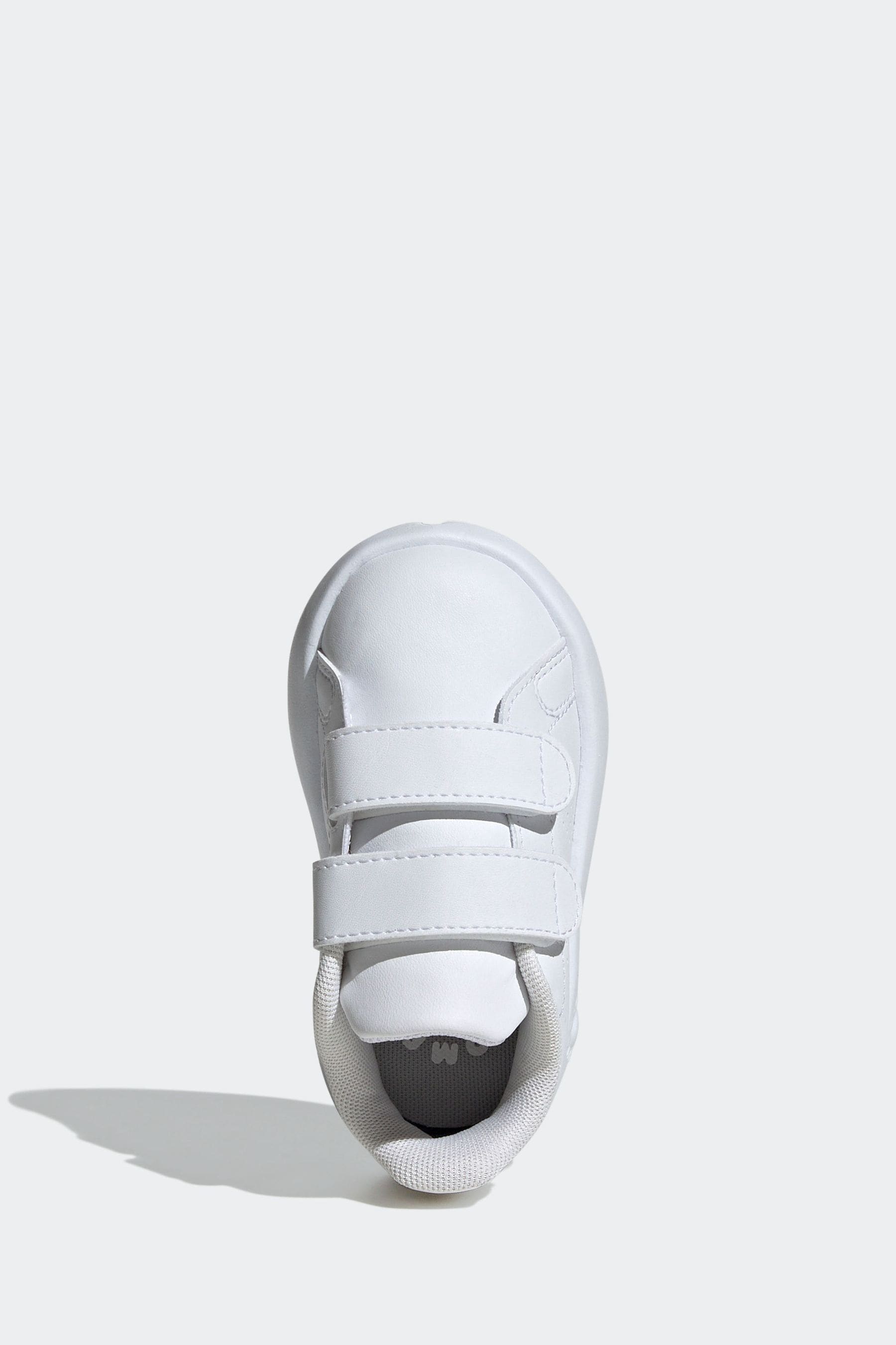 White adidas Kids Advantage Shoes