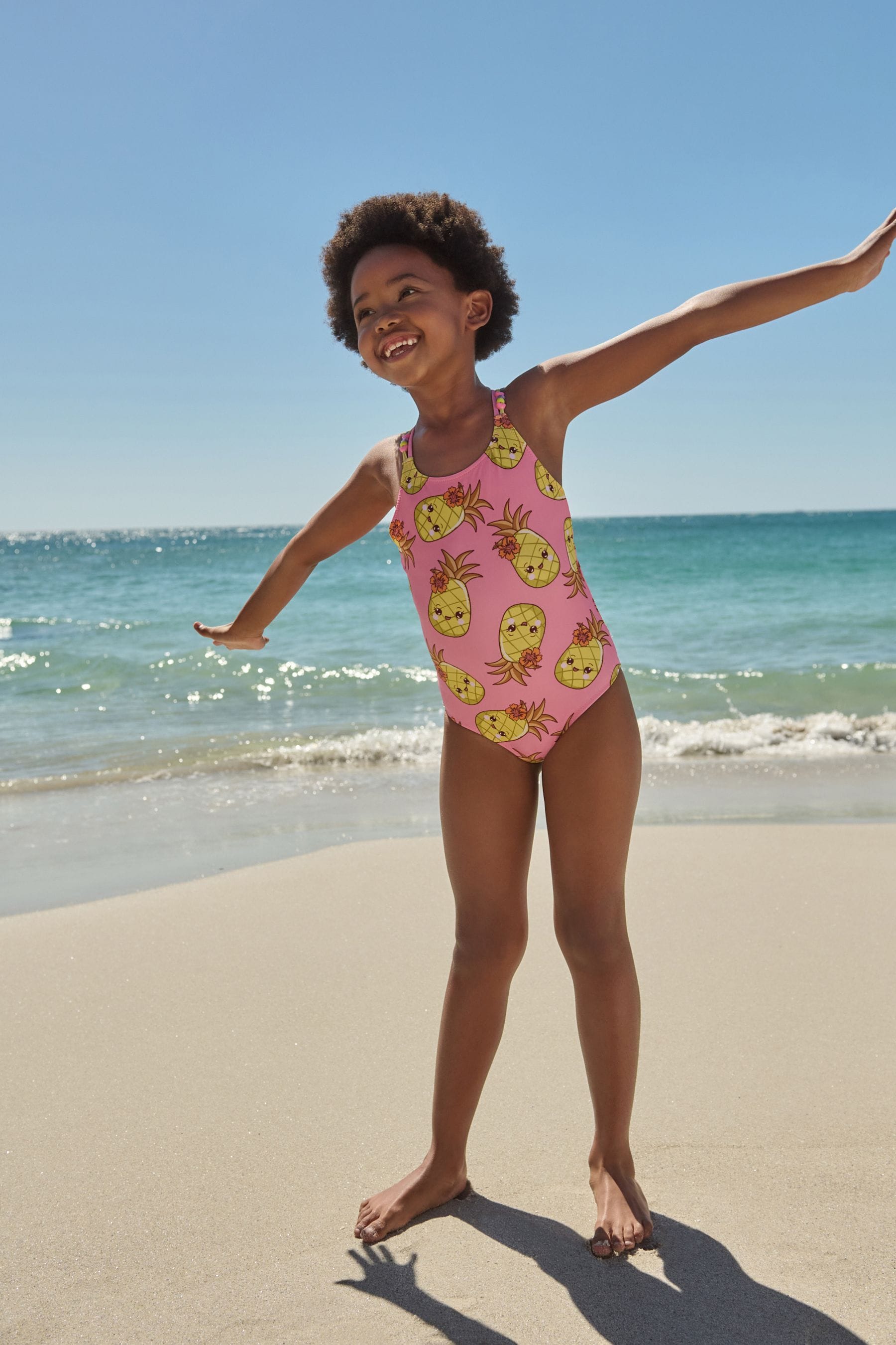 Pink Pineapple Swimsuit (3-16yrs)