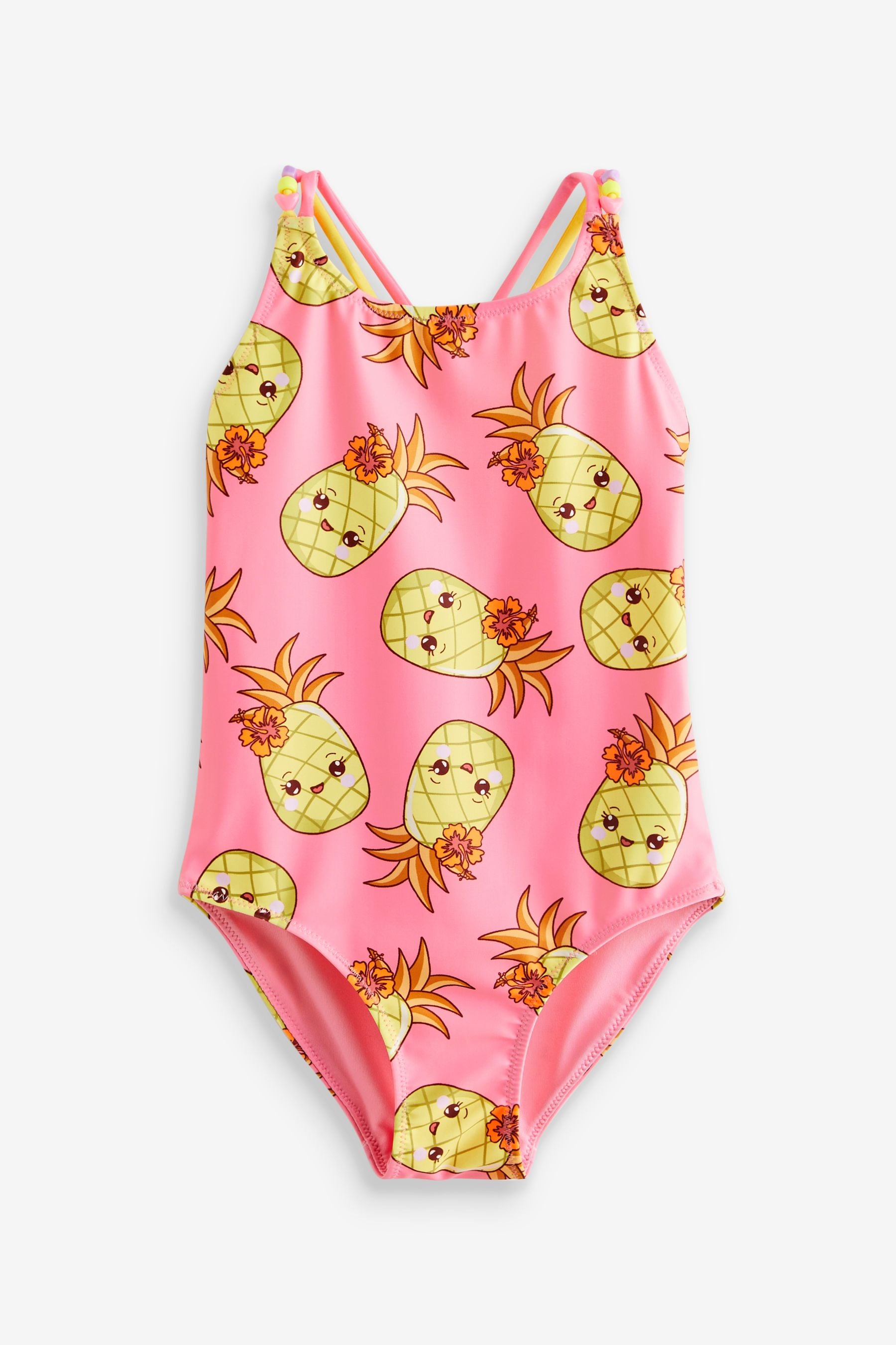 Pink Pineapple Swimsuit (3-16yrs)