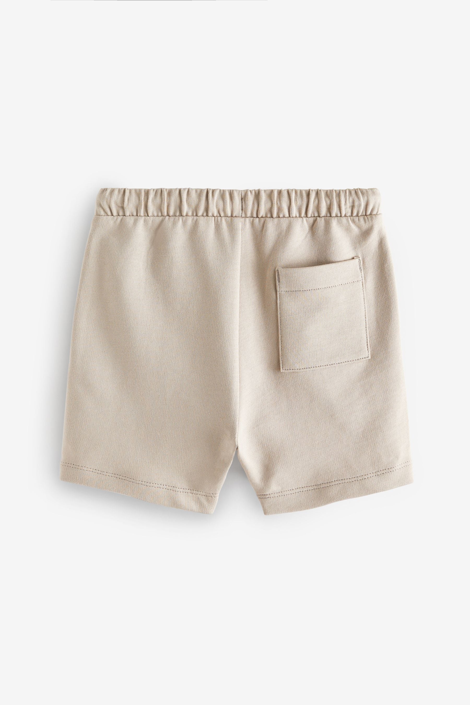 Grey/Stone Neutral/Black 100% Cotton Jersey Shorts 3 Pack (3mths-7yrs)