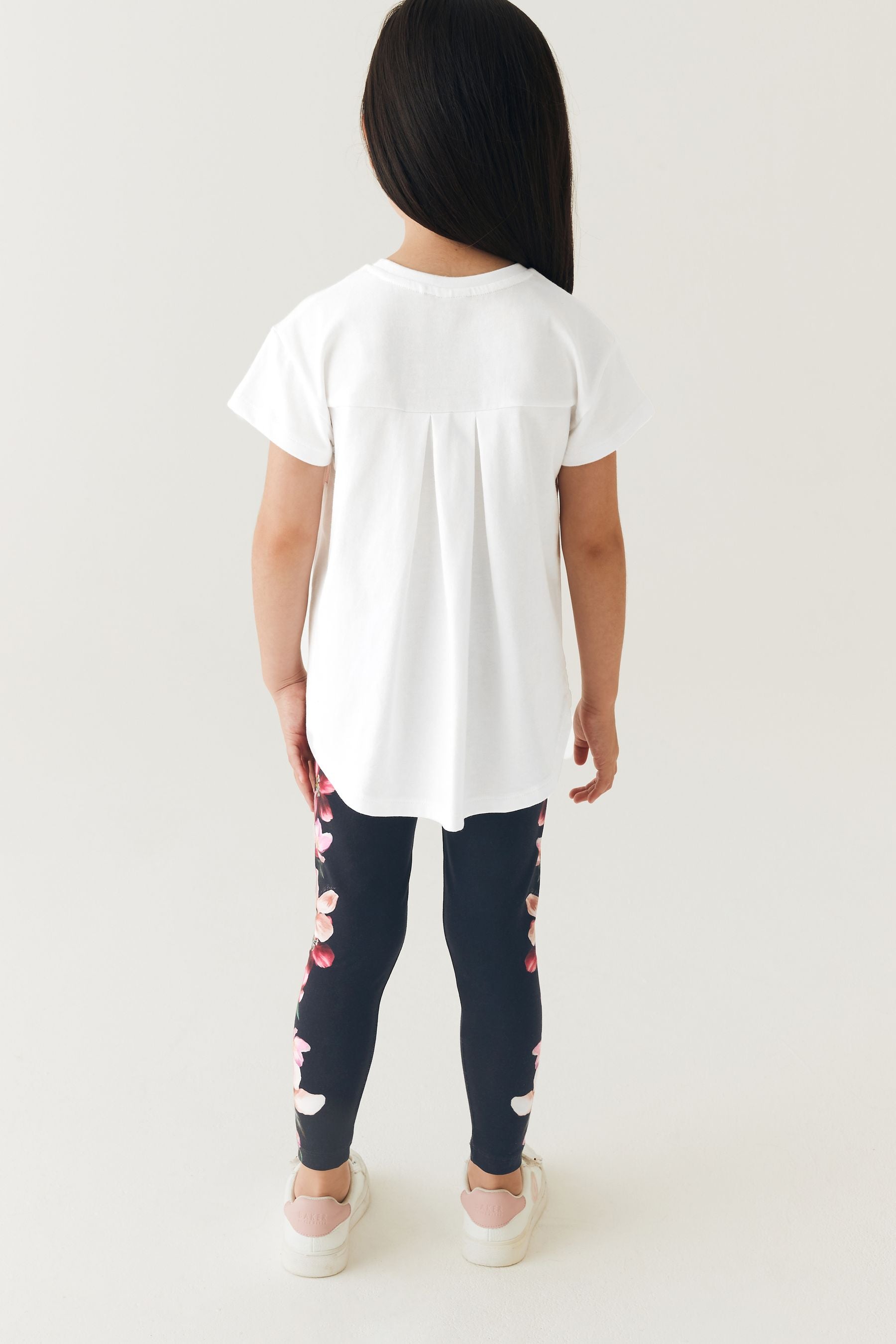 Baker by Ted Baker Floral Legging and Sequin T-Shirt Set