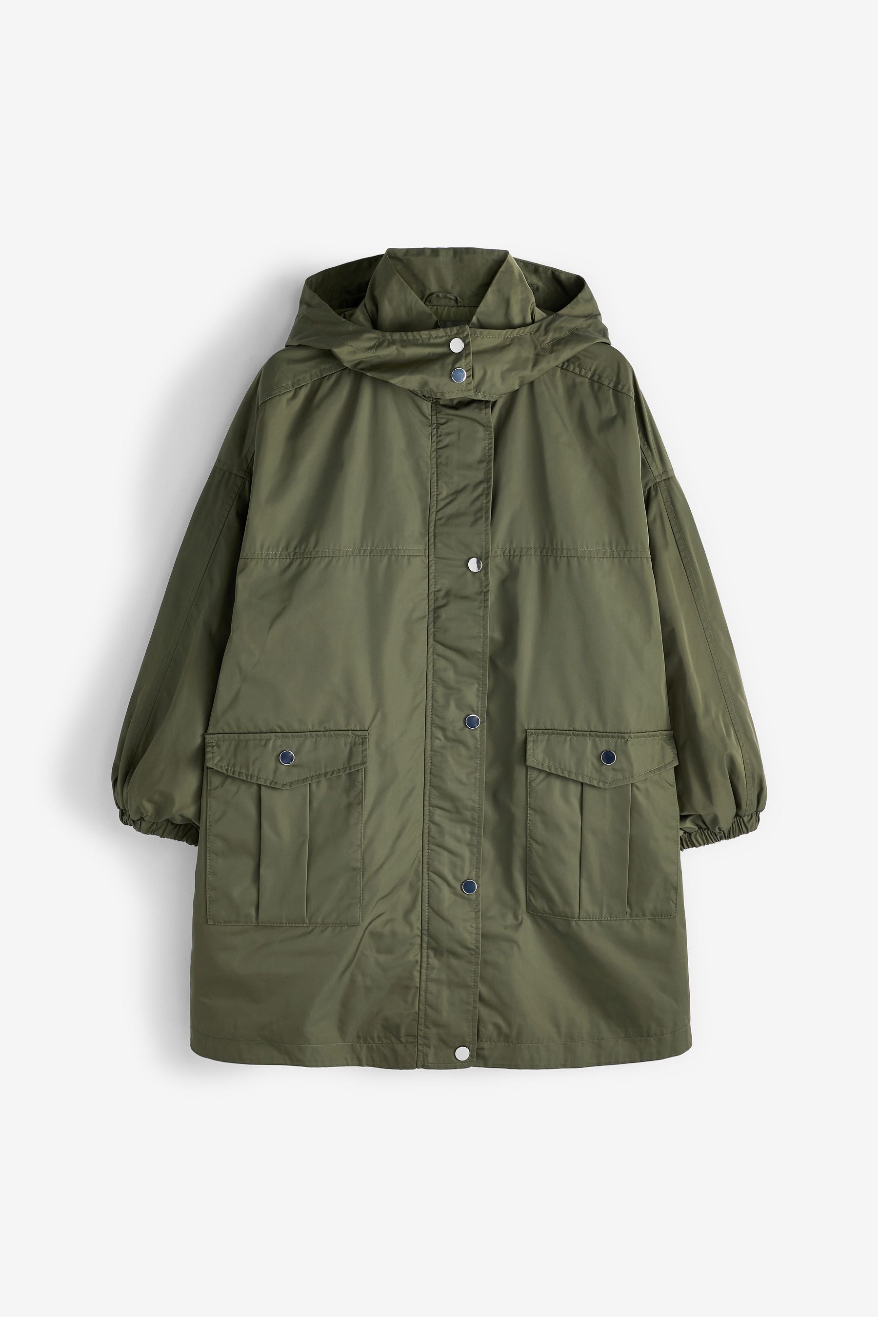 Khaki Green Shower Resistant Oversize Cagoule Jacket (3-16yrs)