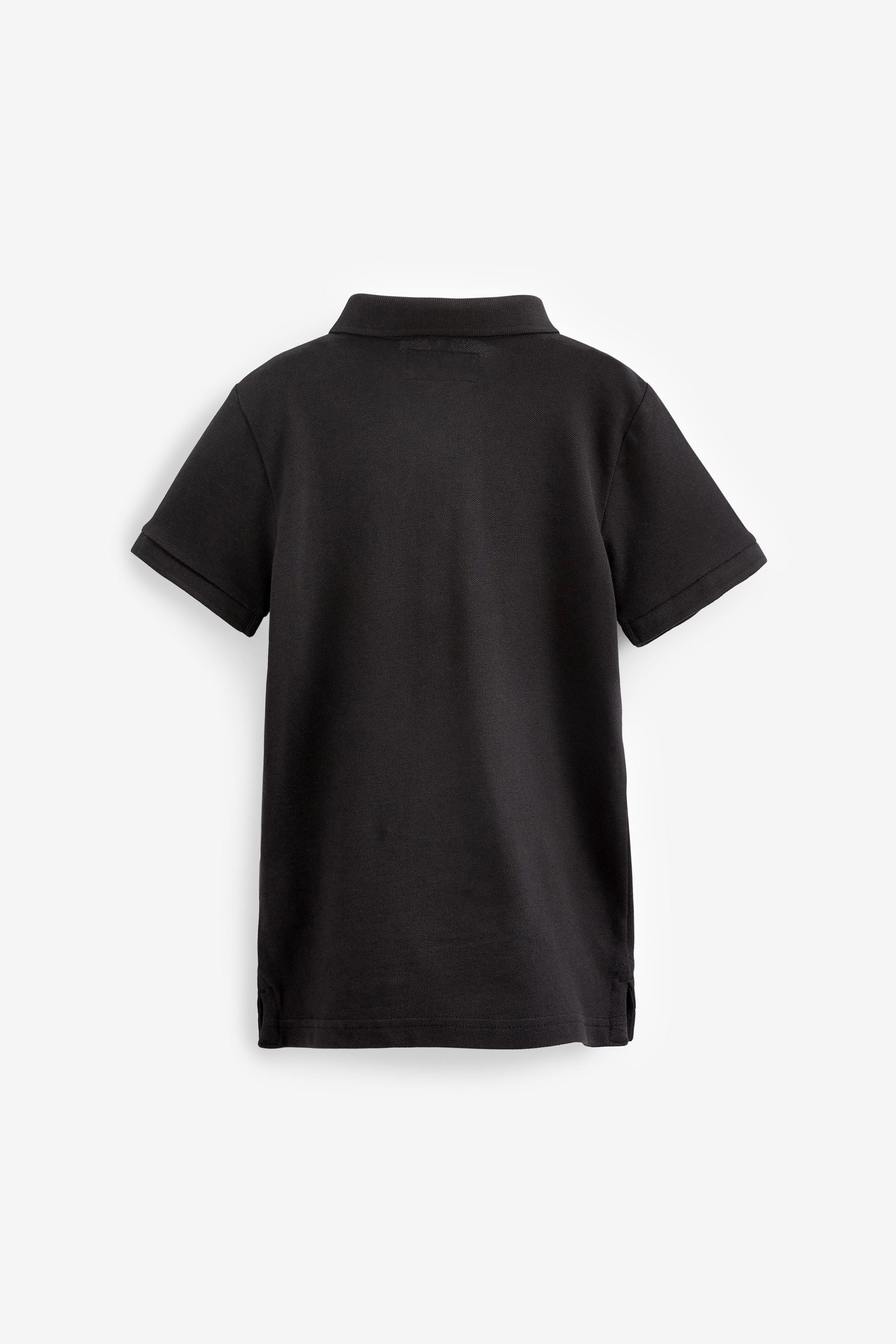 Black Short Sleeve Polo Shirt (3-16yrs)