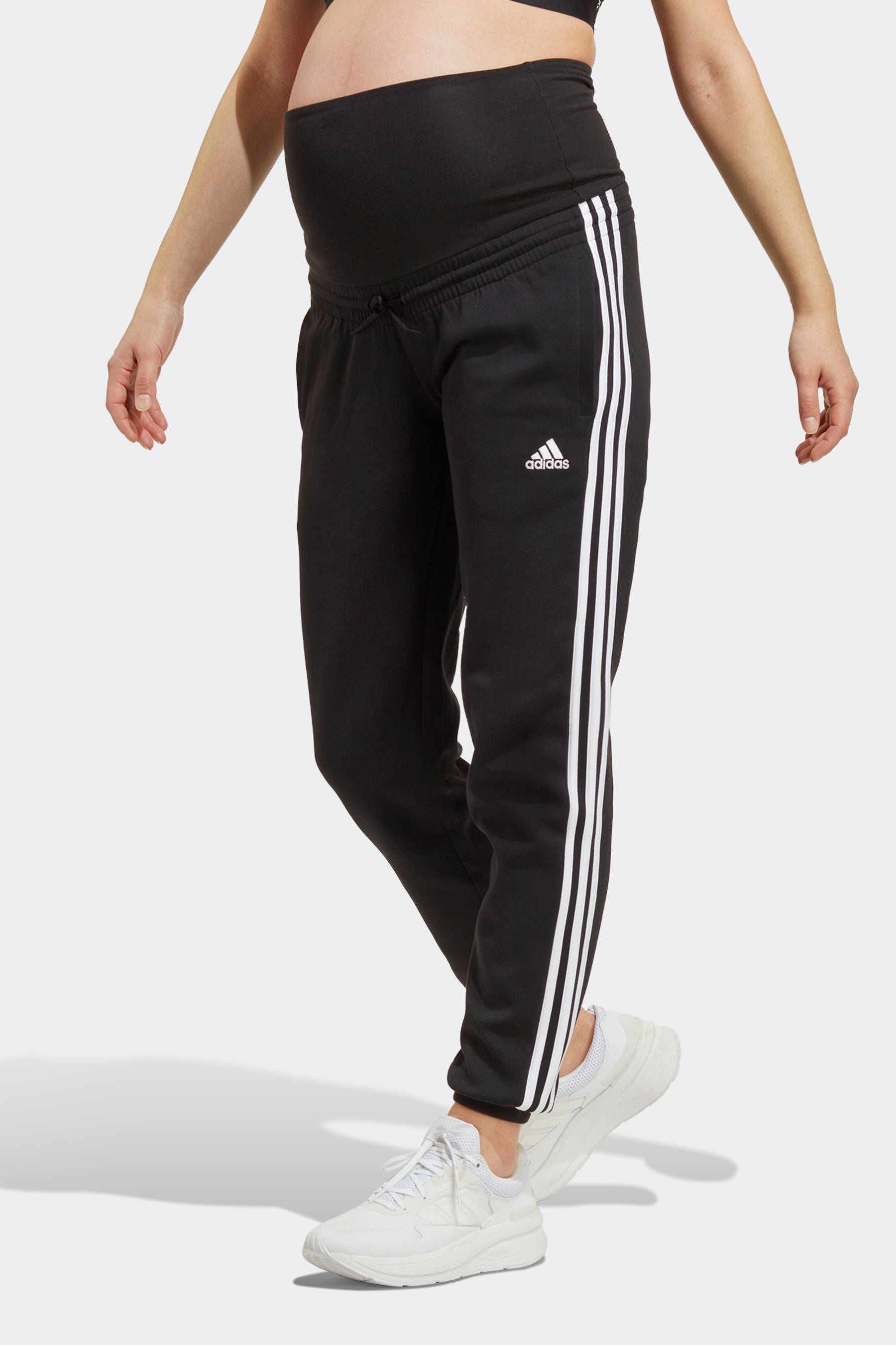 adidas Black Maternity Tracksuit Bottoms