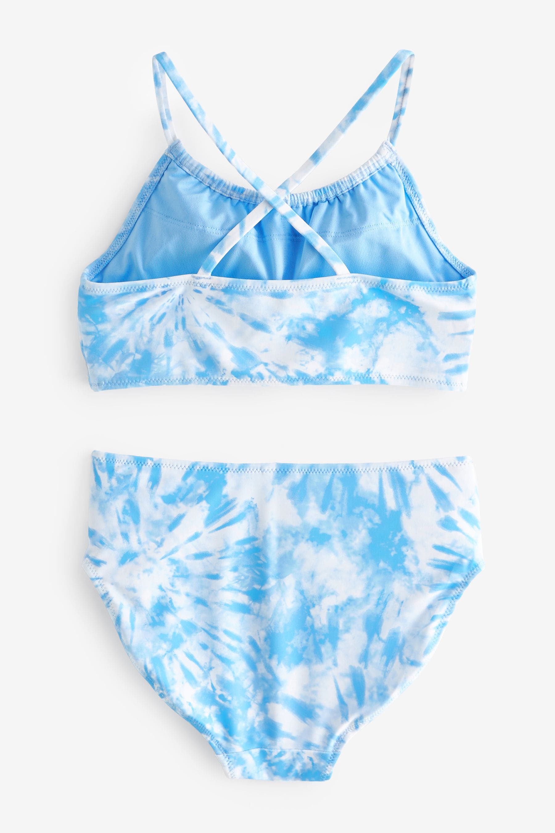 Blue Tie Dye Padded Bikini (8-16yrs)