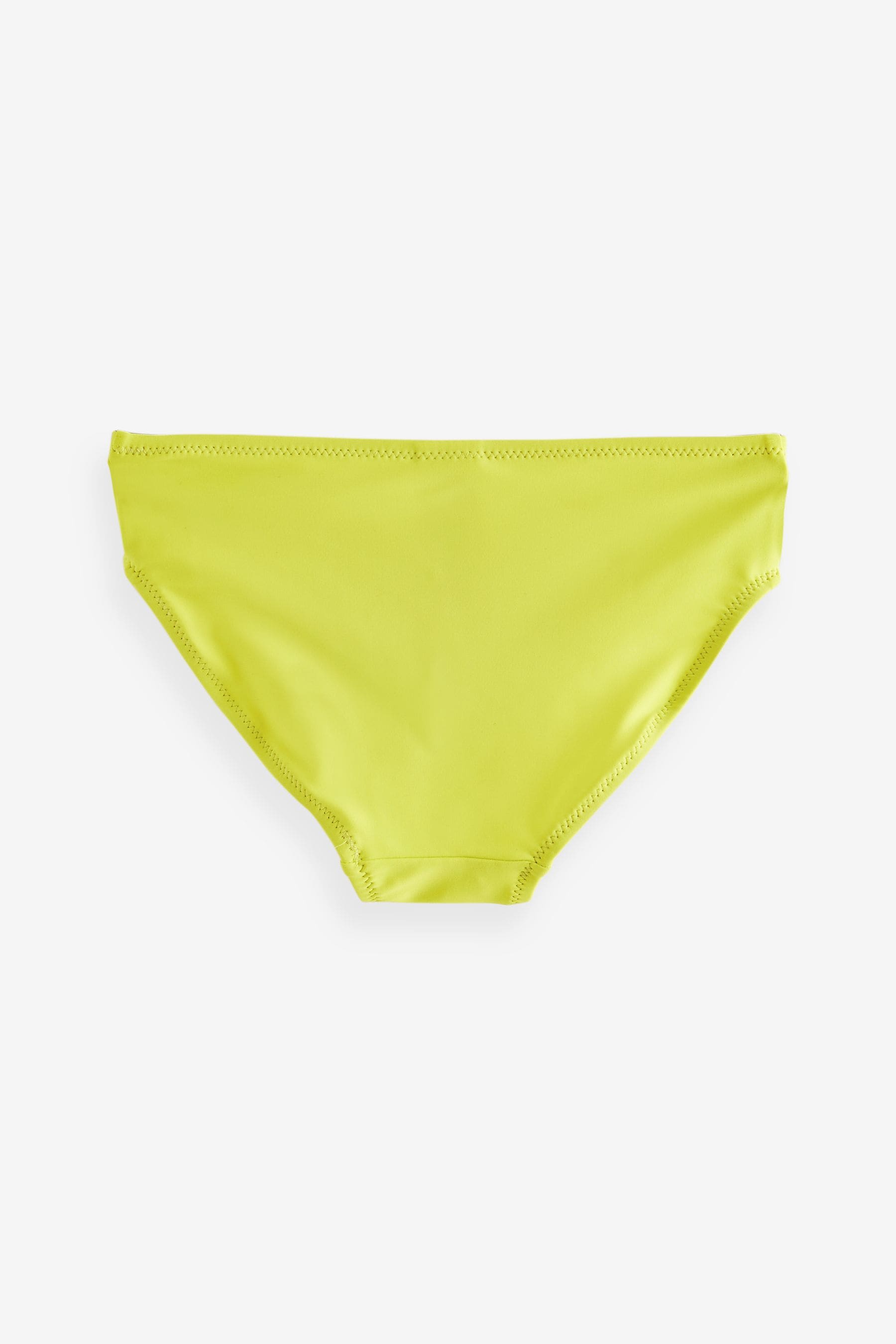 Lime Green Crochet Detail Bikini (3-16yrs)