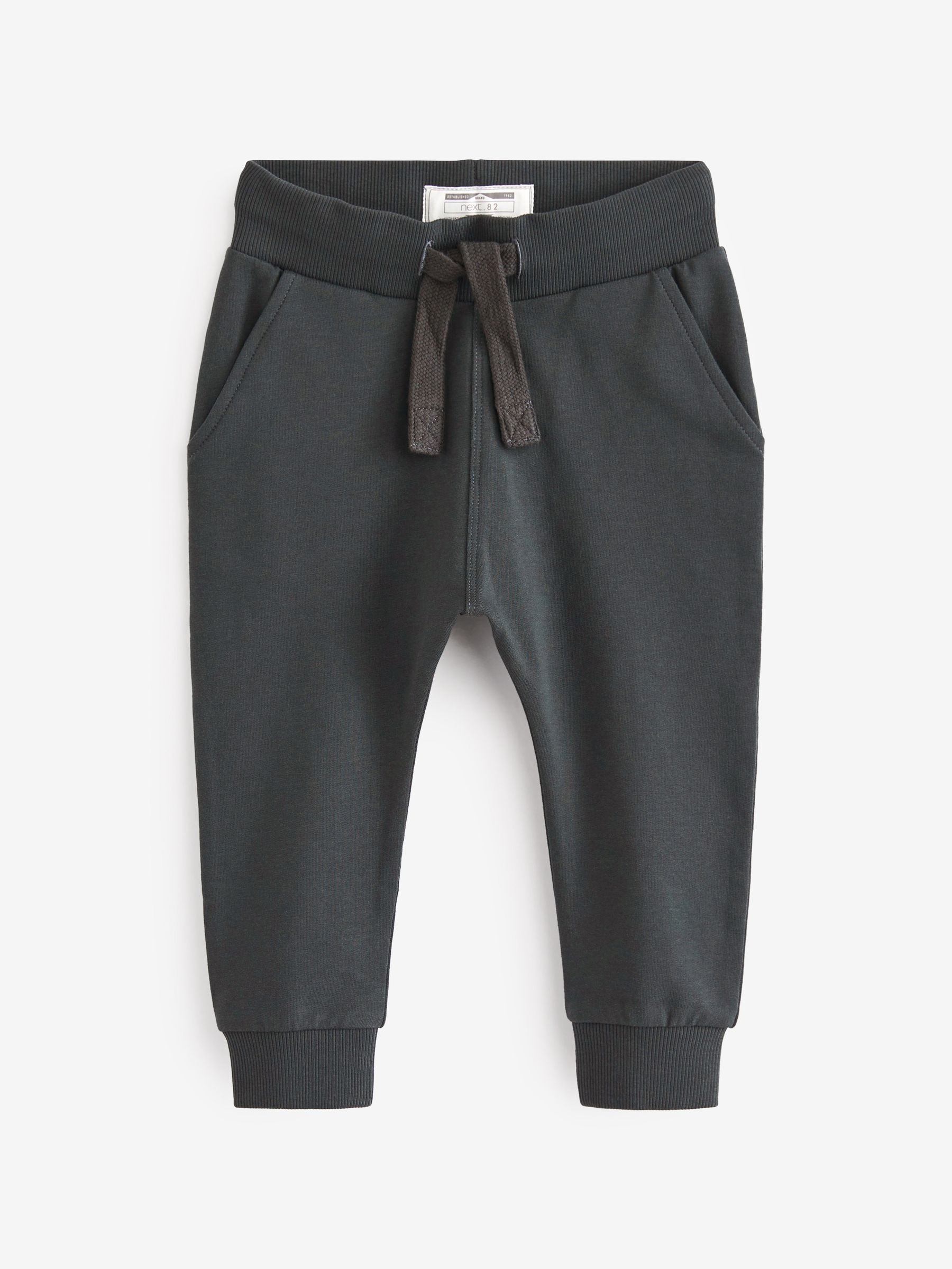 Charcoal/Grey/Brown Joggers 5 Pack (3mths-7yrs)