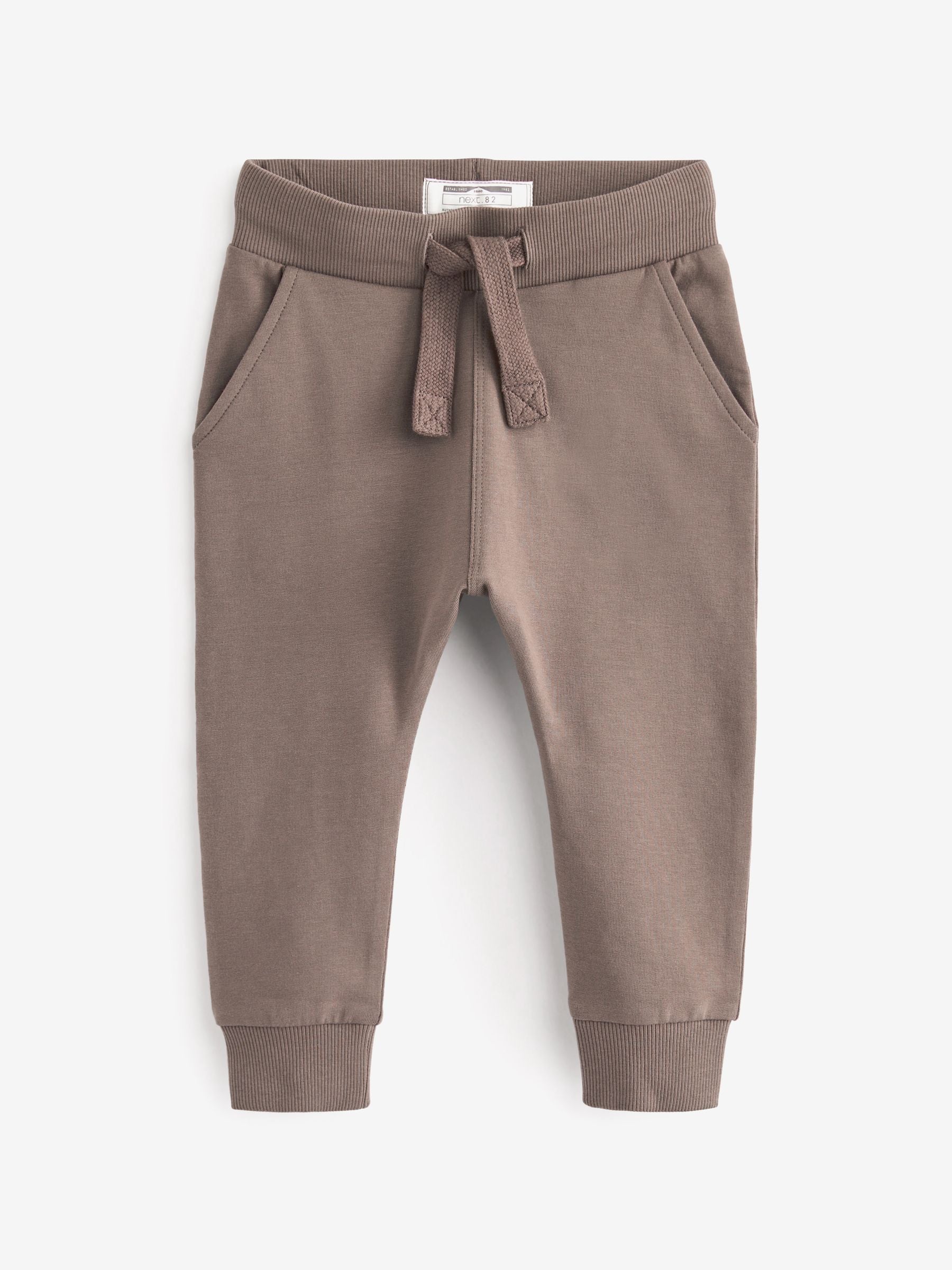 Charcoal/Grey/Brown Joggers 5 Pack (3mths-7yrs)