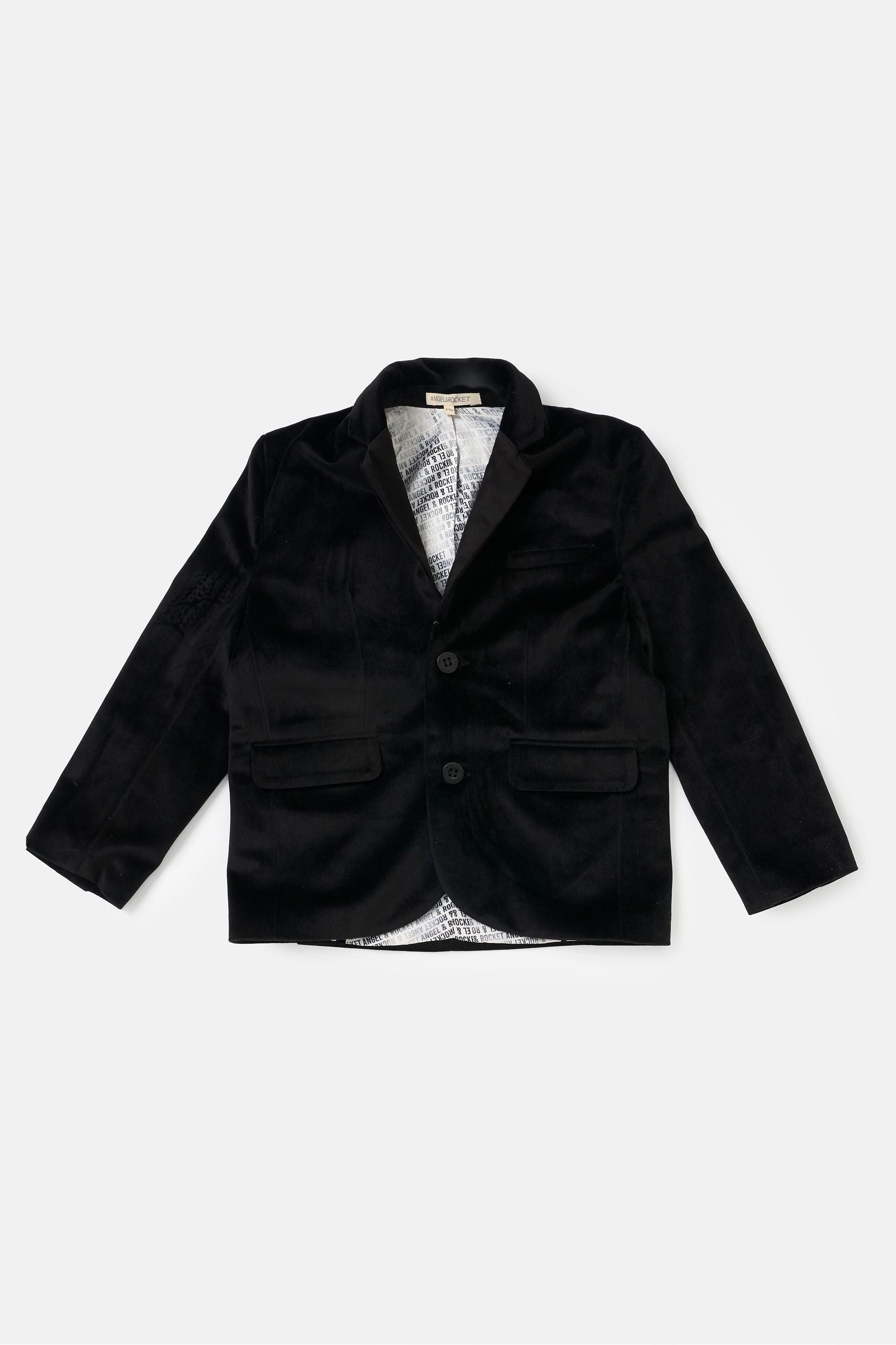 Angel & Rocket Black Velvet Georgie Blazer