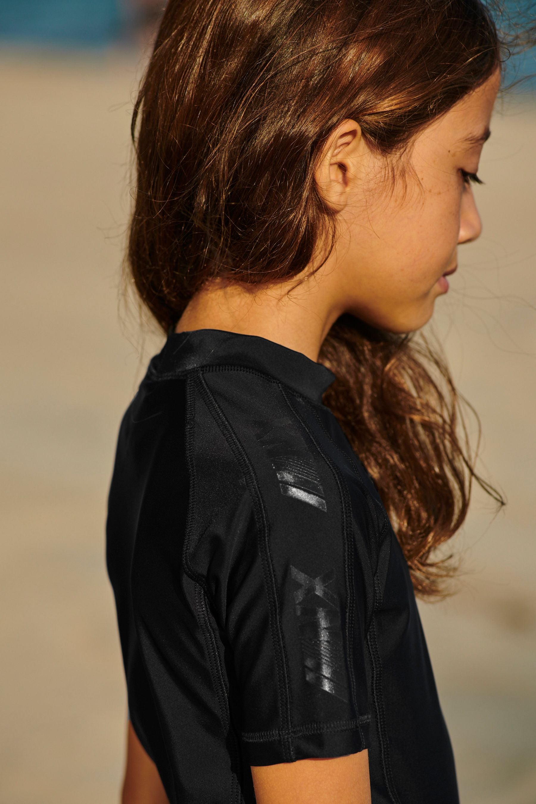 Black Rash Vest (3-16yrs)