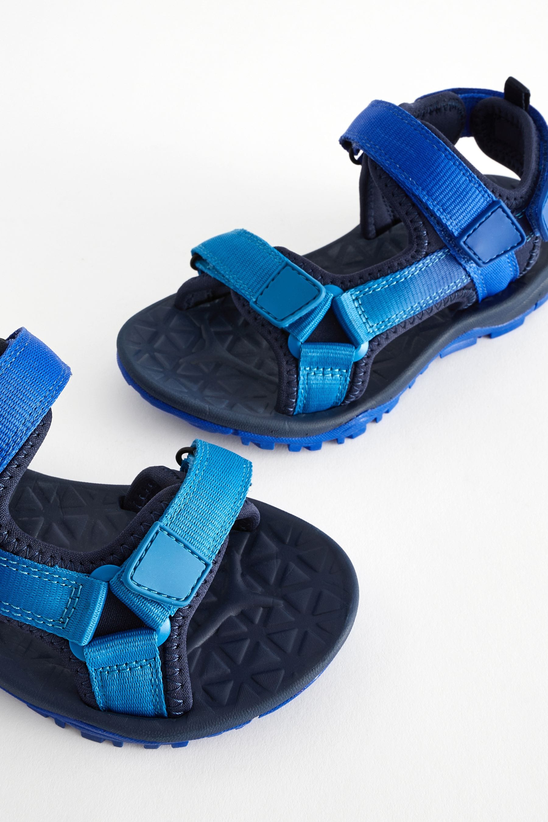 Blue Touch Fastening Strap Trekker Sandals