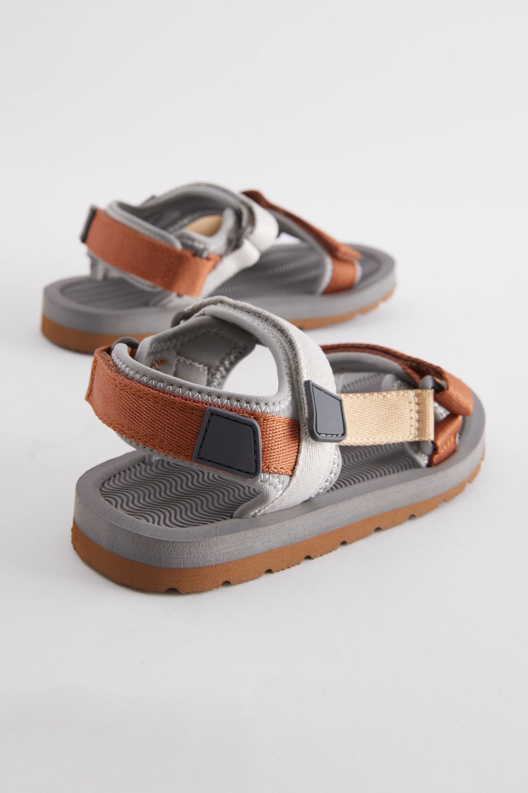 Tan/Grey Trekker Sandals