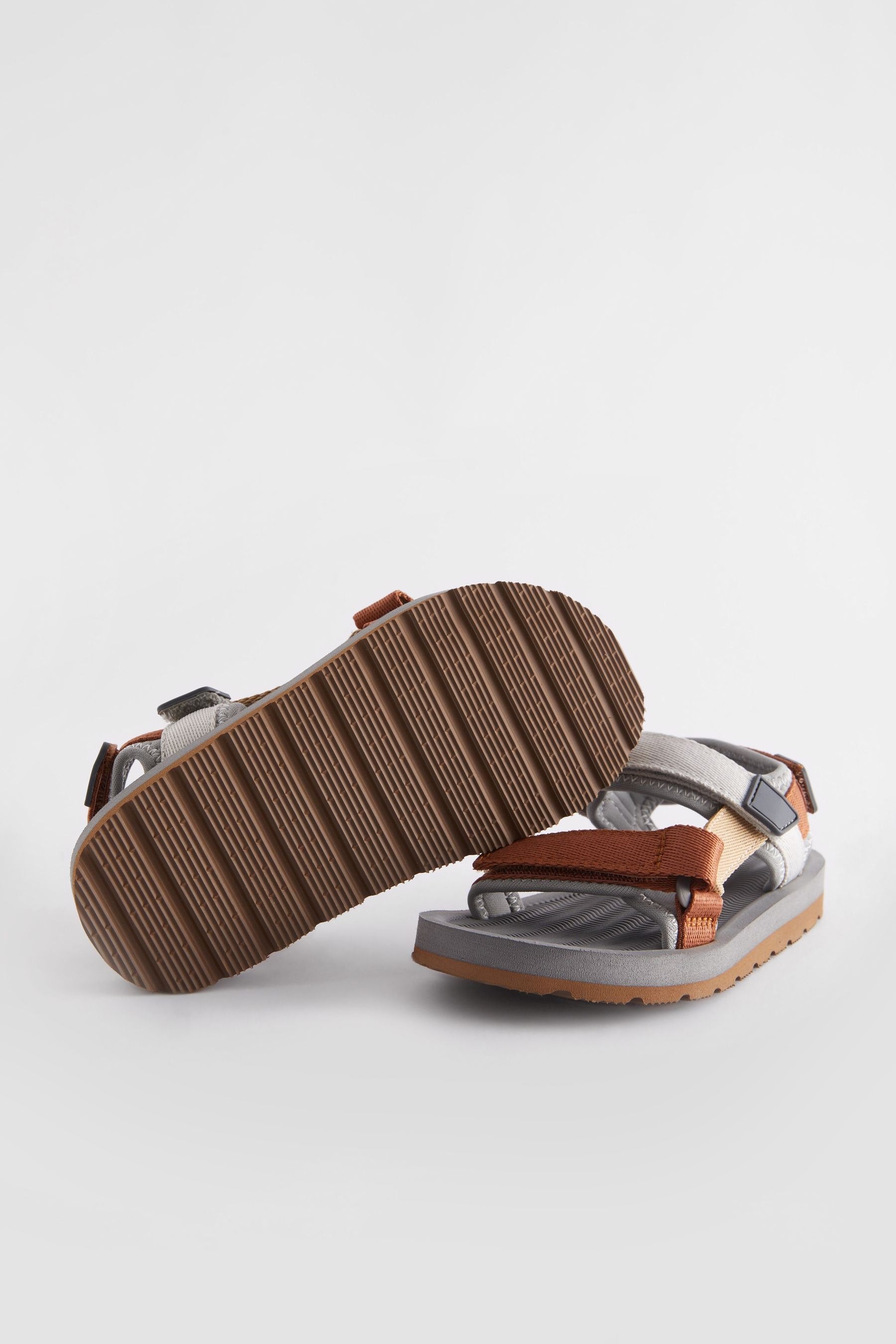 Tan/Grey Trekker Sandals