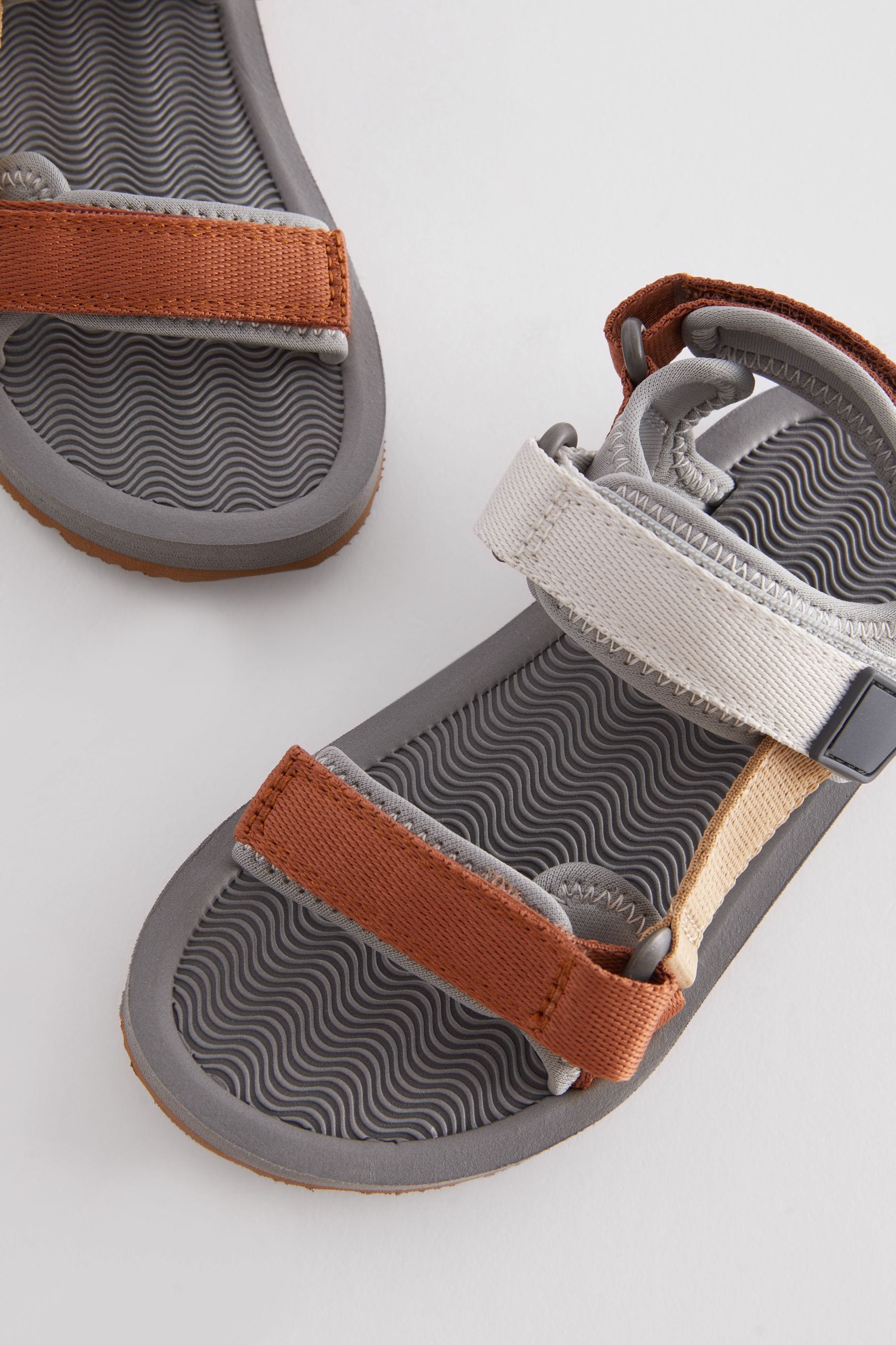 Tan/Grey Trekker Sandals