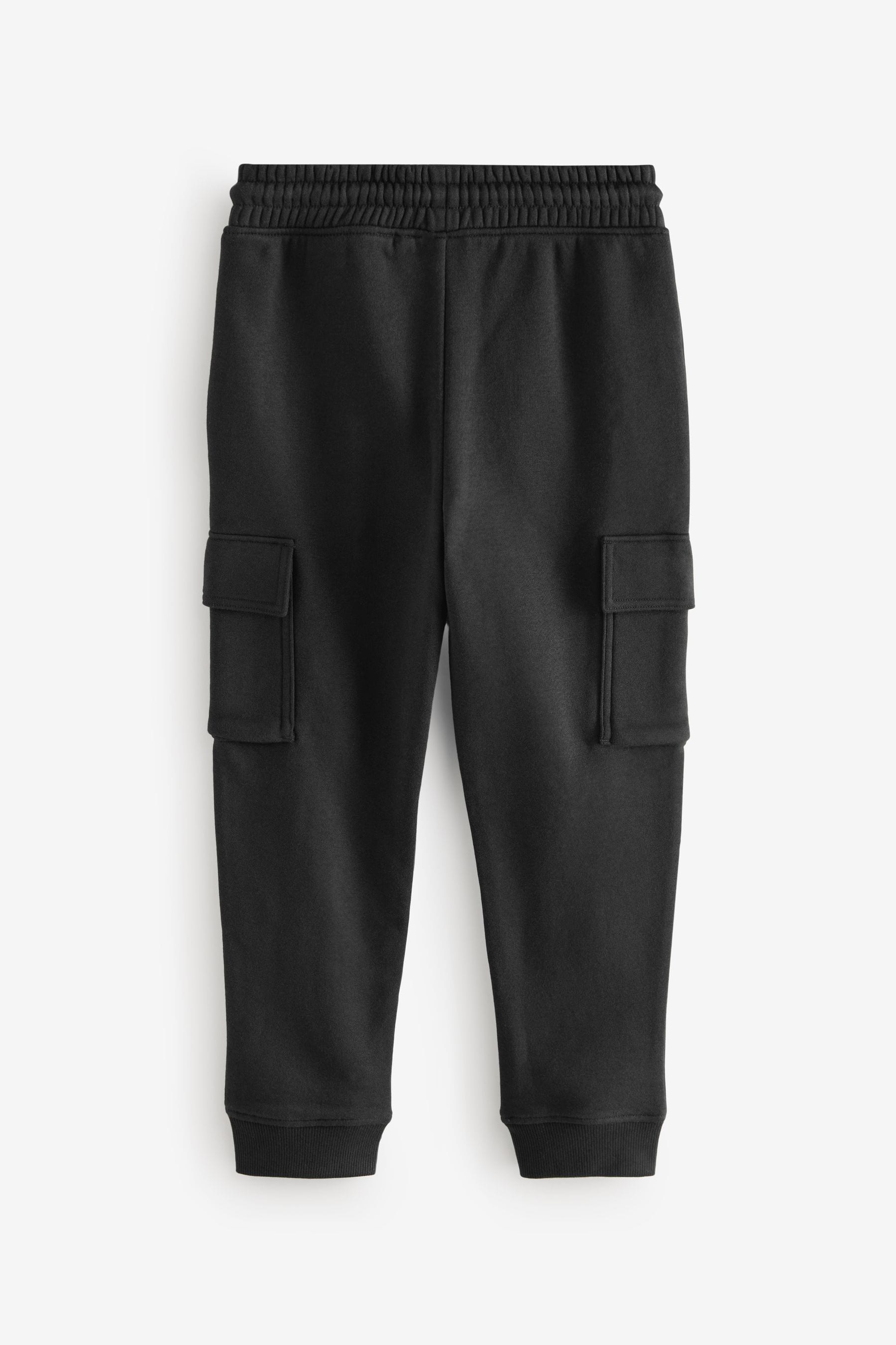 Black/Green Cargo Joggers 2 Pack (3-16yrs)