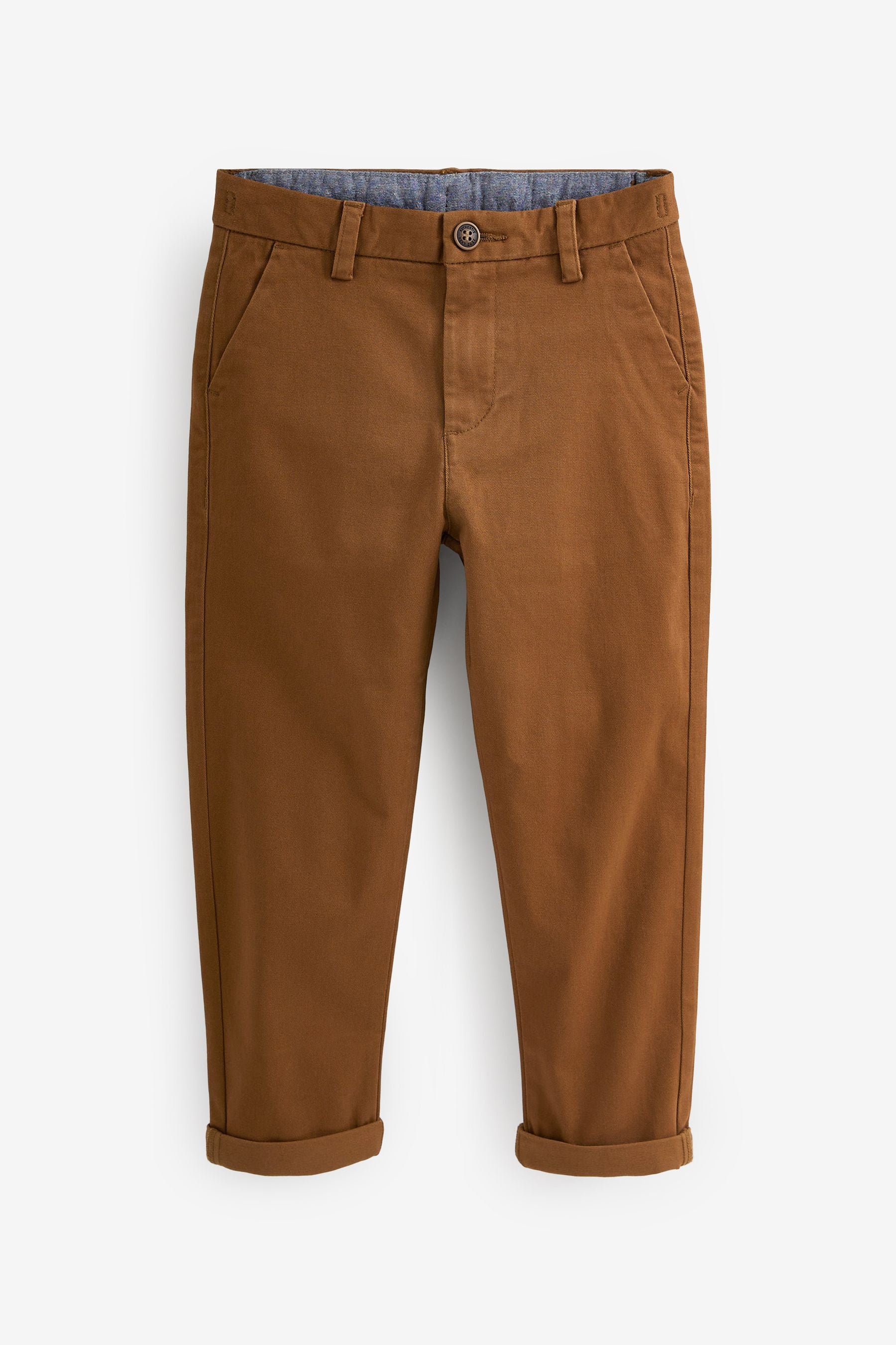 Ginger/Tan Brown Stretch Chino Trousers (3-17yrs)