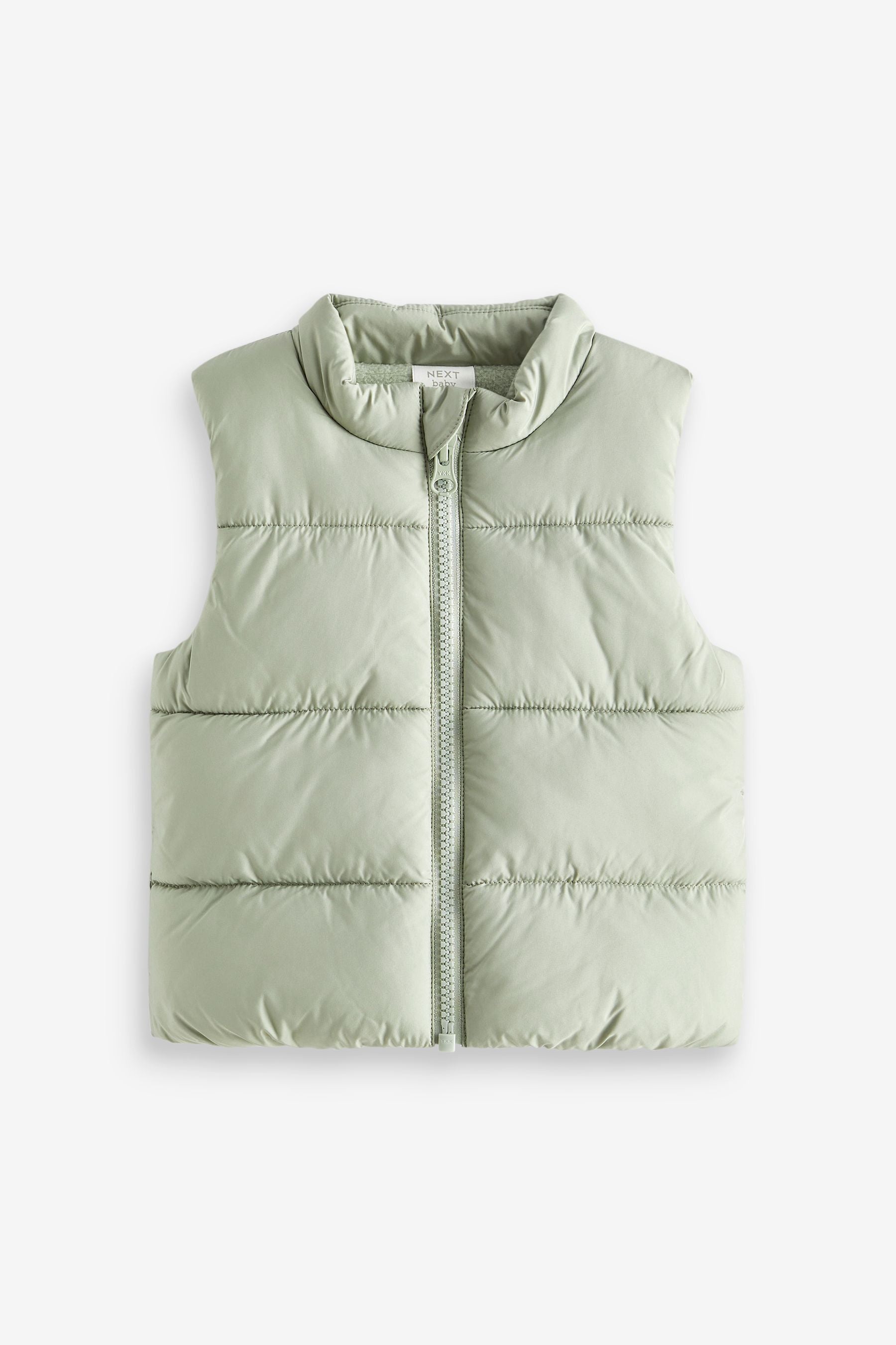 Sage Green Padded Baby Gilet (0mths-2yrs)