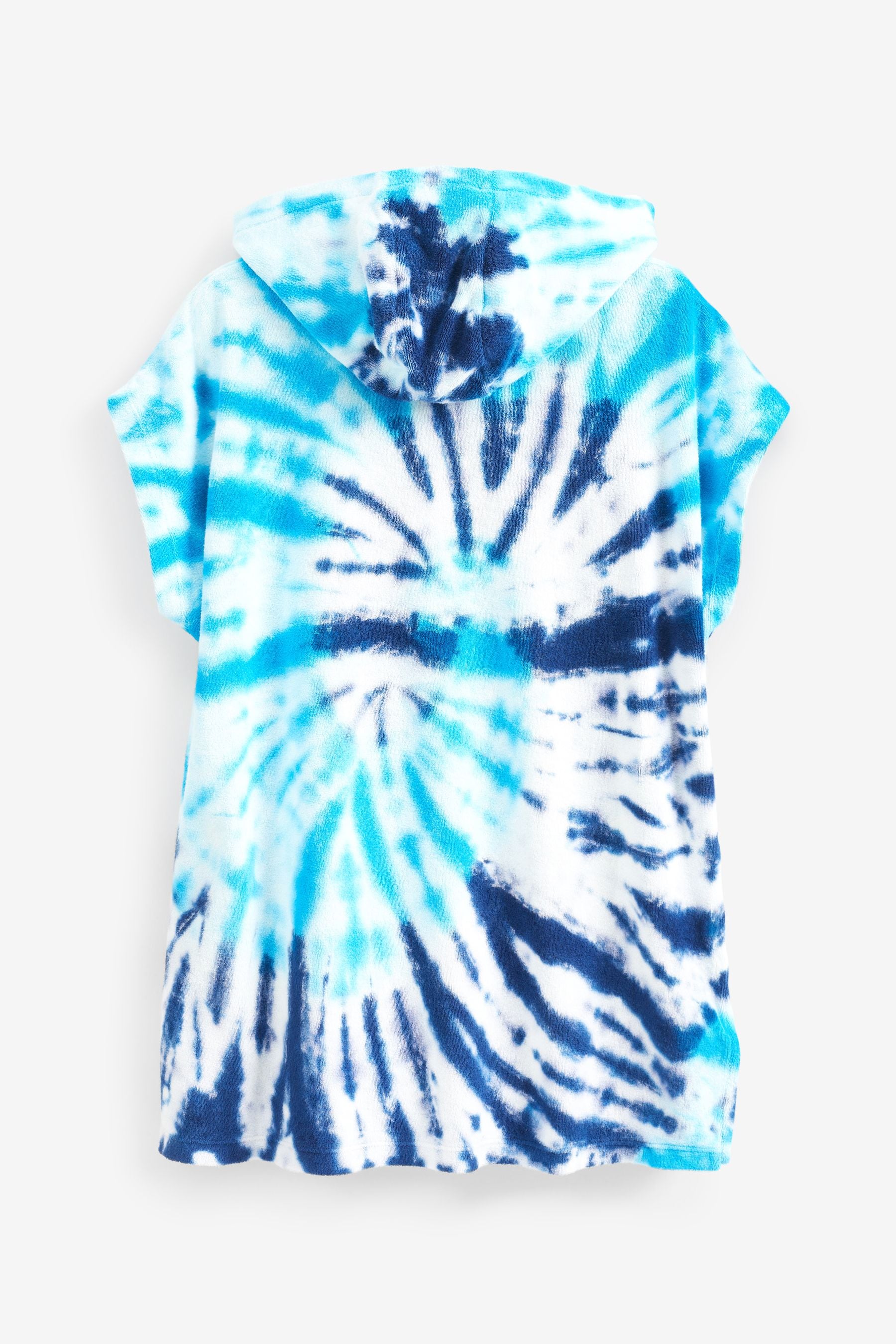 Blue Tie Dye Towelling Cover-Up (3-16yrs)