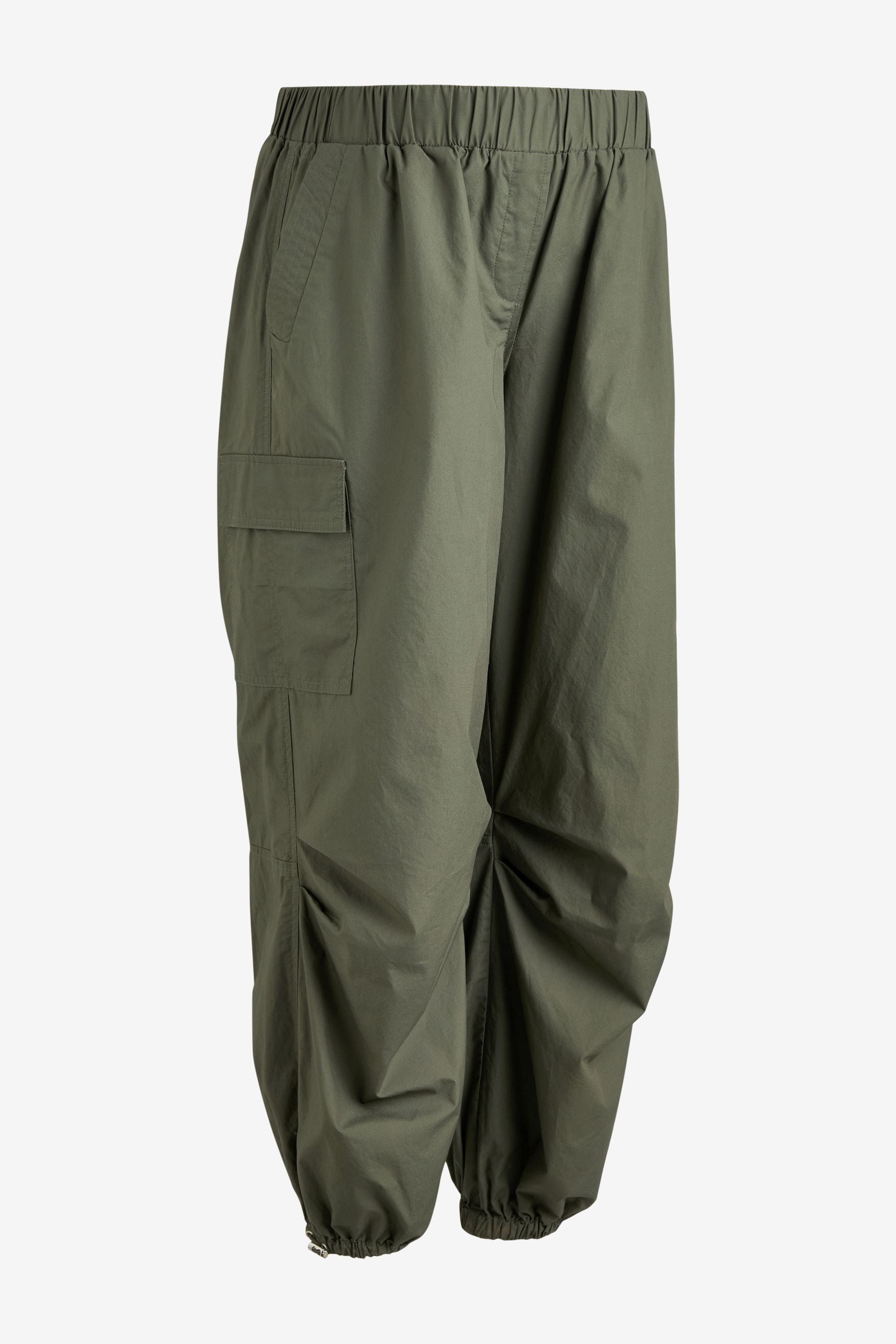 Khaki Green Maternity Utility Cargo Trousers