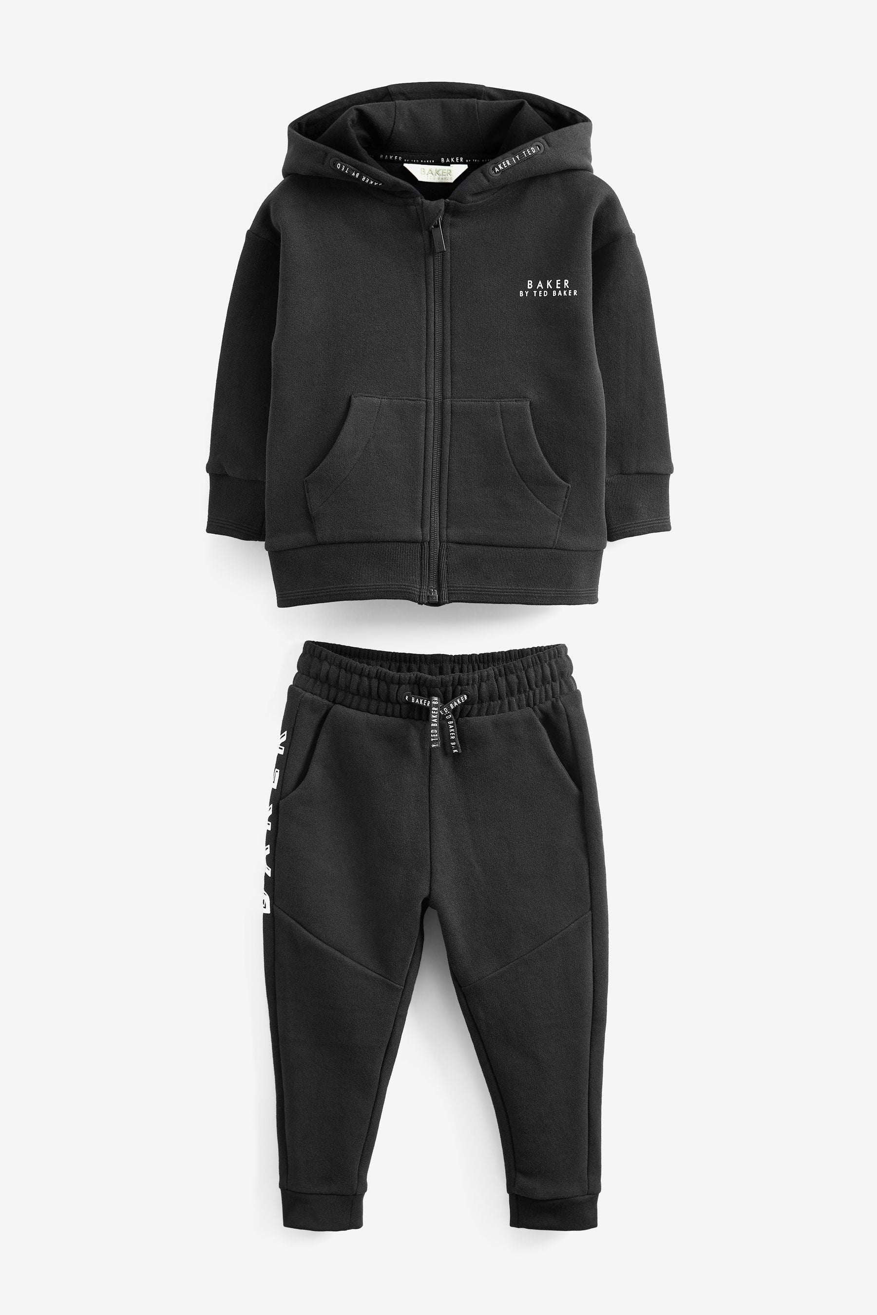 Baker by Ted Baker Zip Through 100% Cotton Hoodie and Jogger Set