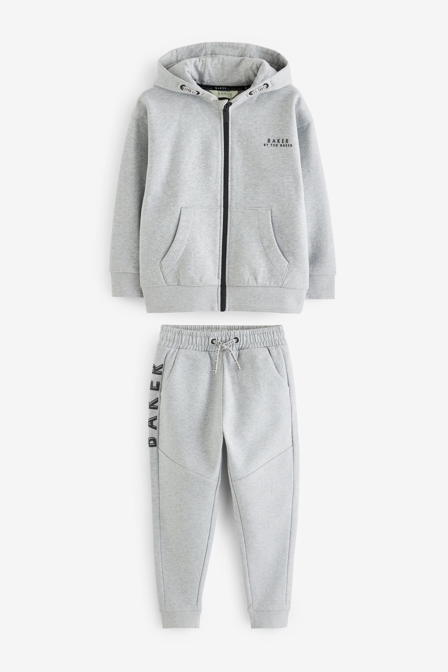 Baker by Ted Baker Zip Through 100% Cotton Hoodie and Jogger Set