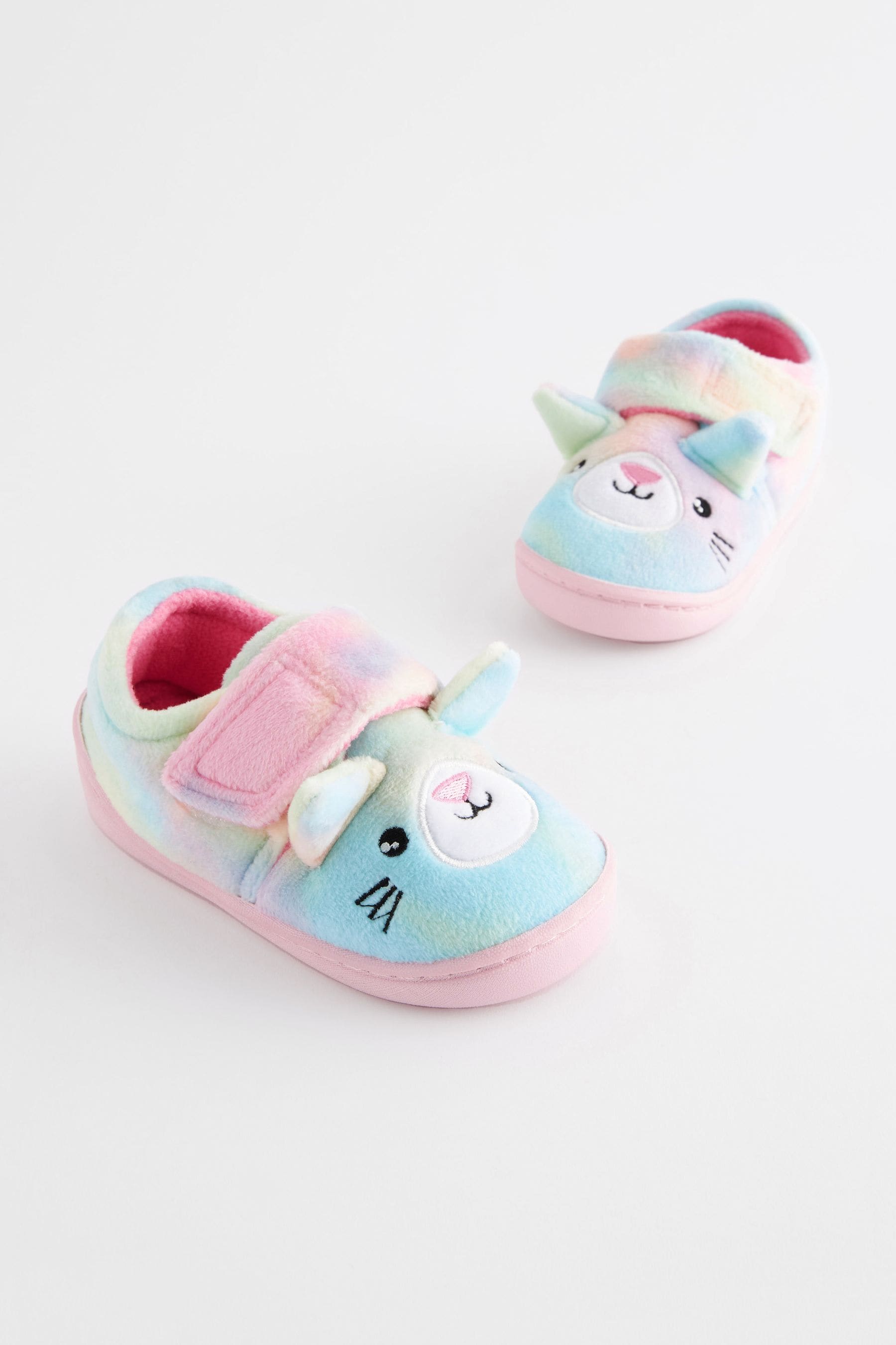 Rainbow Cat Cupsole Slippers