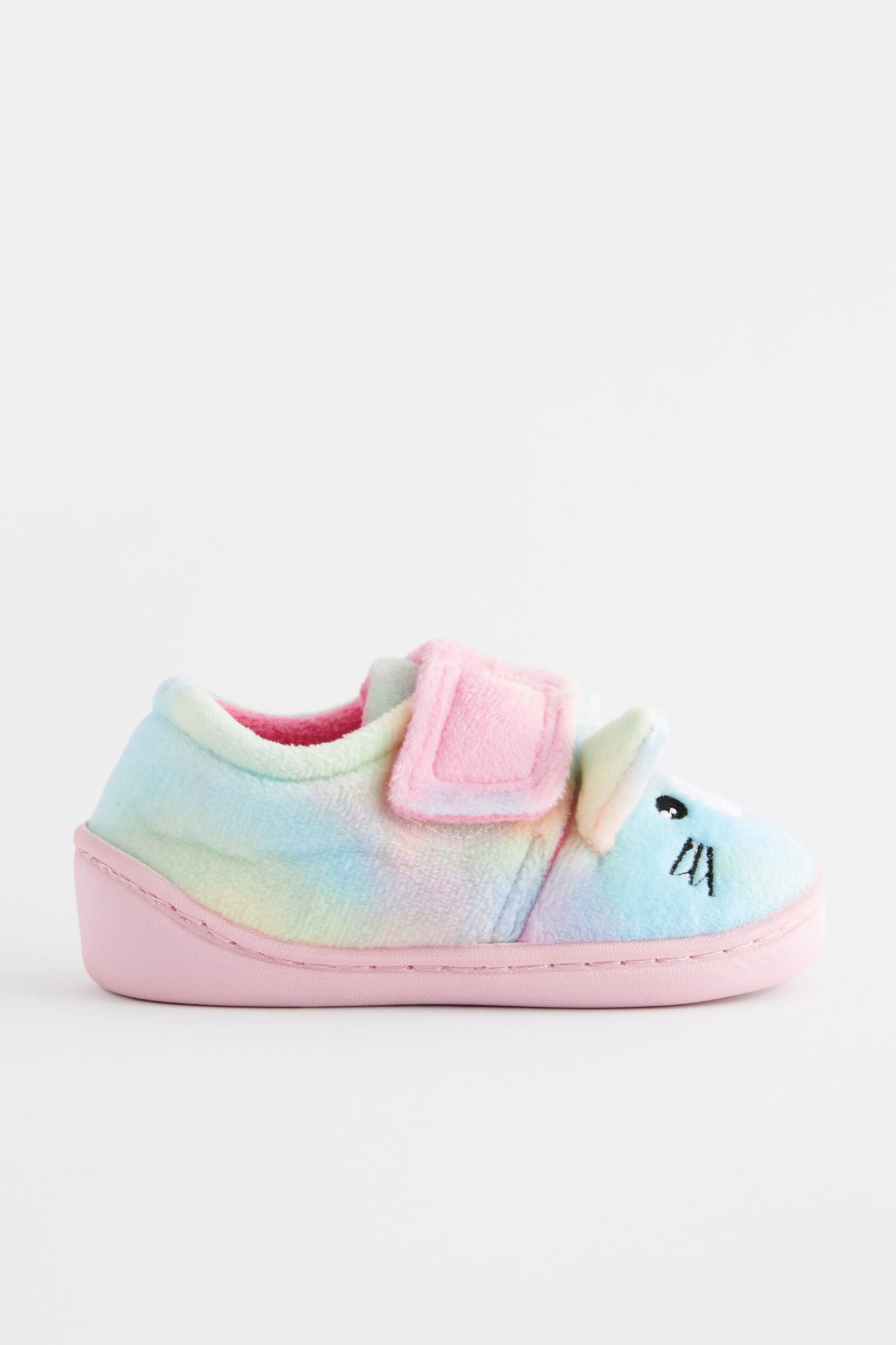 Rainbow Cat Cupsole Slippers