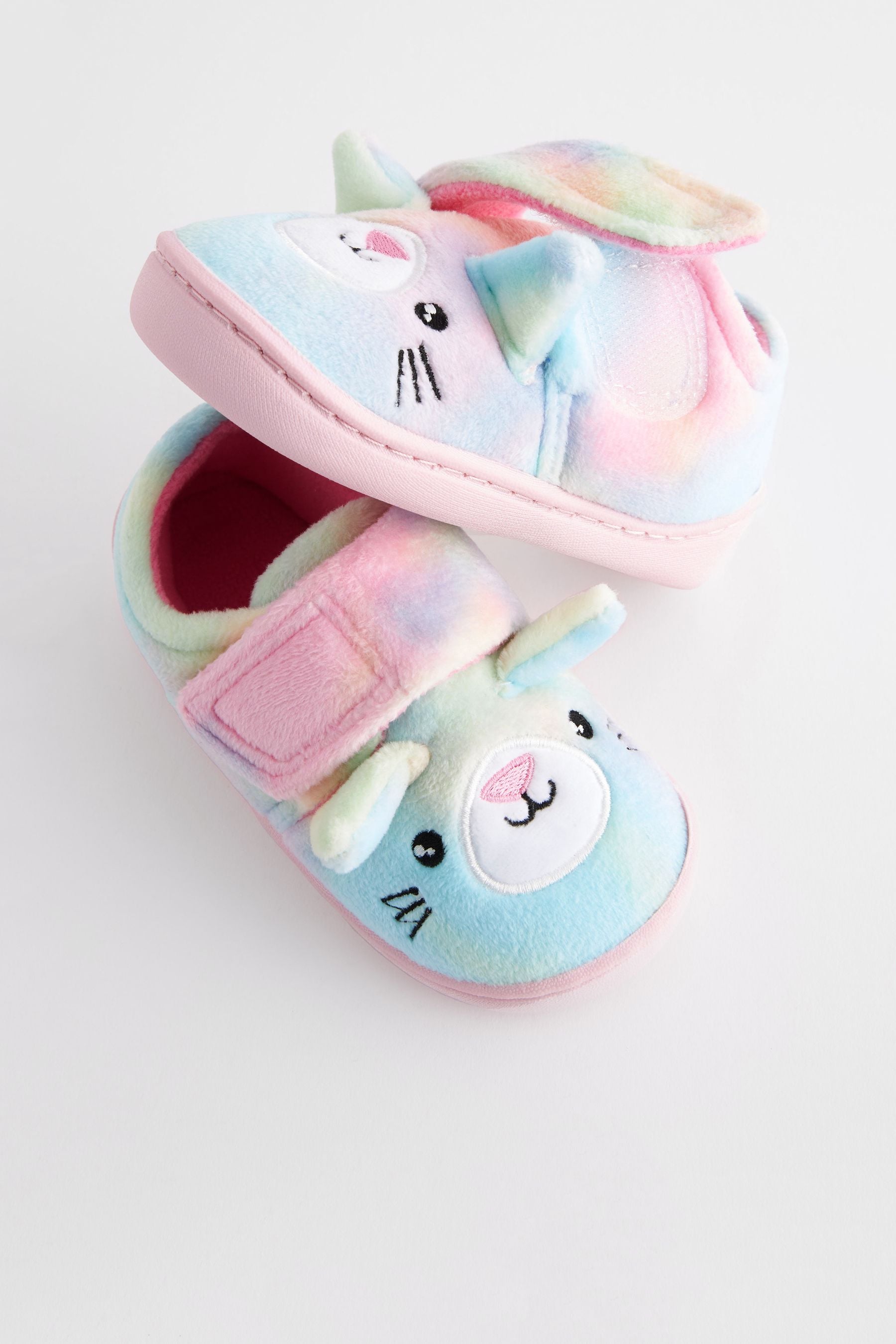 Rainbow Cat Cupsole Slippers