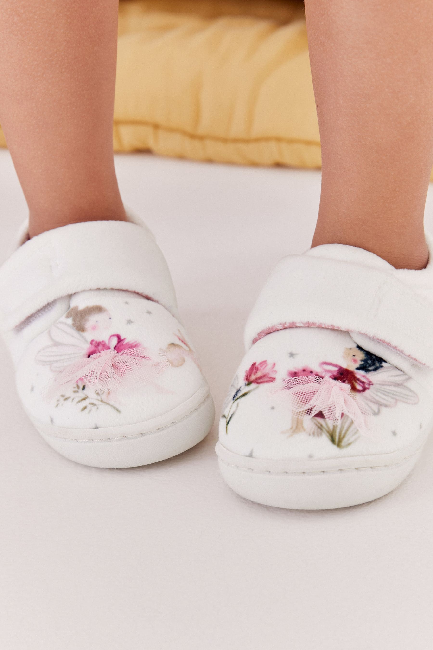 White Fairy Cupsole Slippers