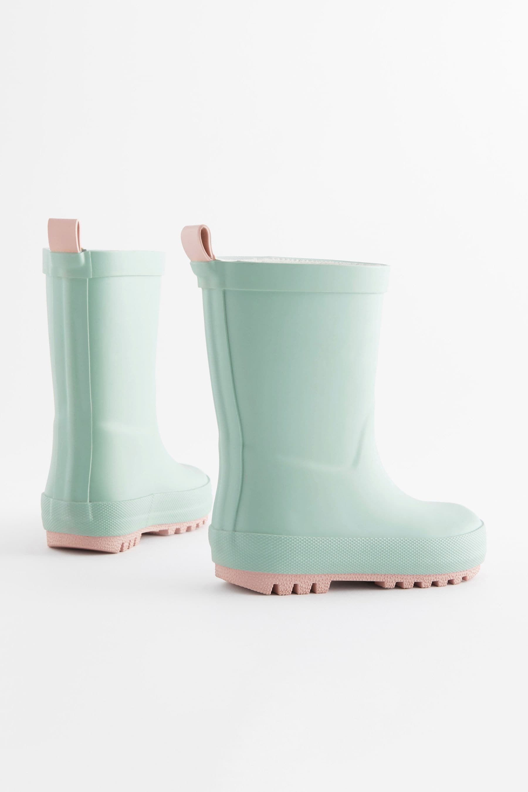 Sage Green Rubber Wellies