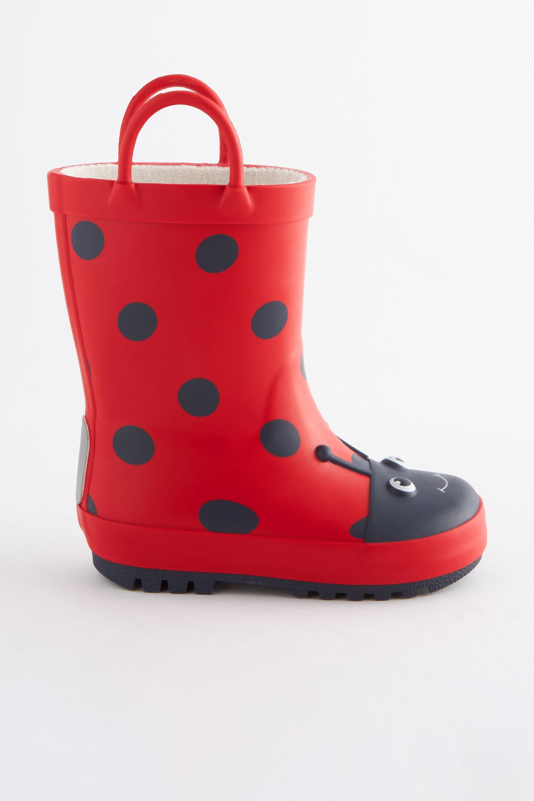 Red Ladybird Handle Wellies