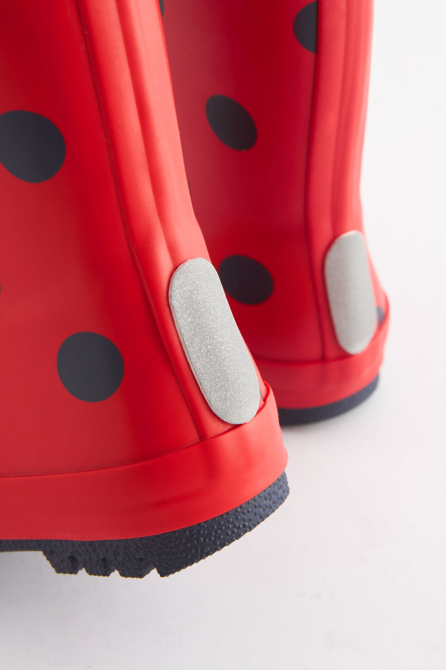 Red Ladybird Handle Wellies