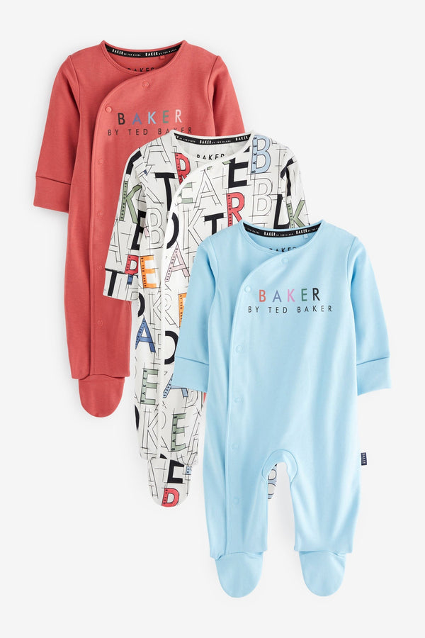 Red Baker by Ted Baker Sleepsuit 3 Pack