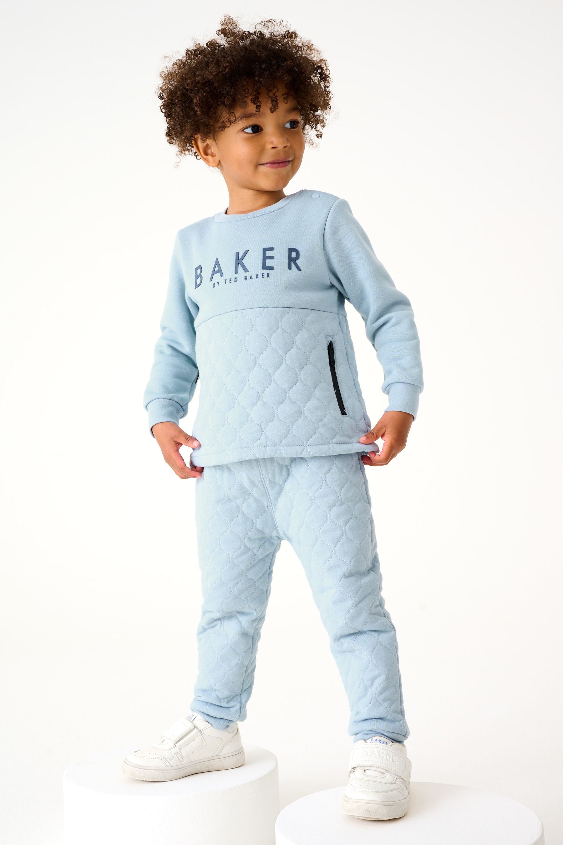 Baker by Ted Baker (0-6yrs) Quilted Sweater and Jogger Set