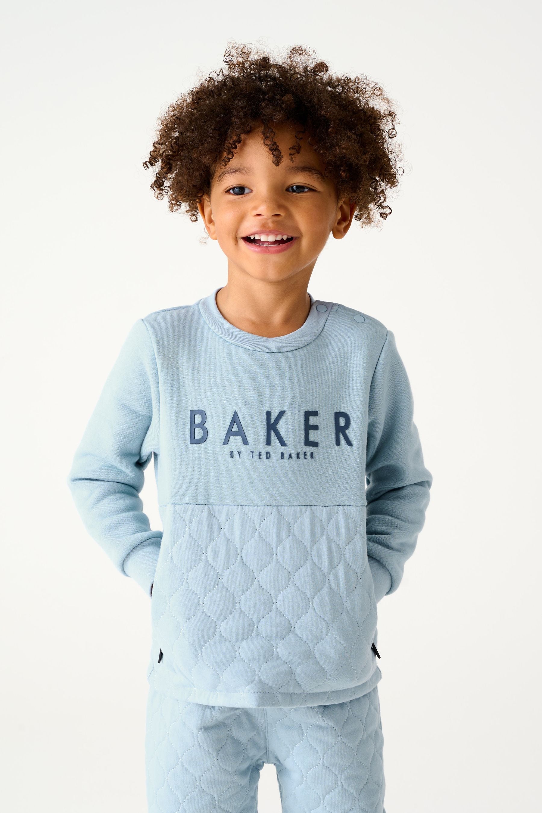 Baker by Ted Baker (0-6yrs) Quilted Sweater and Jogger Set