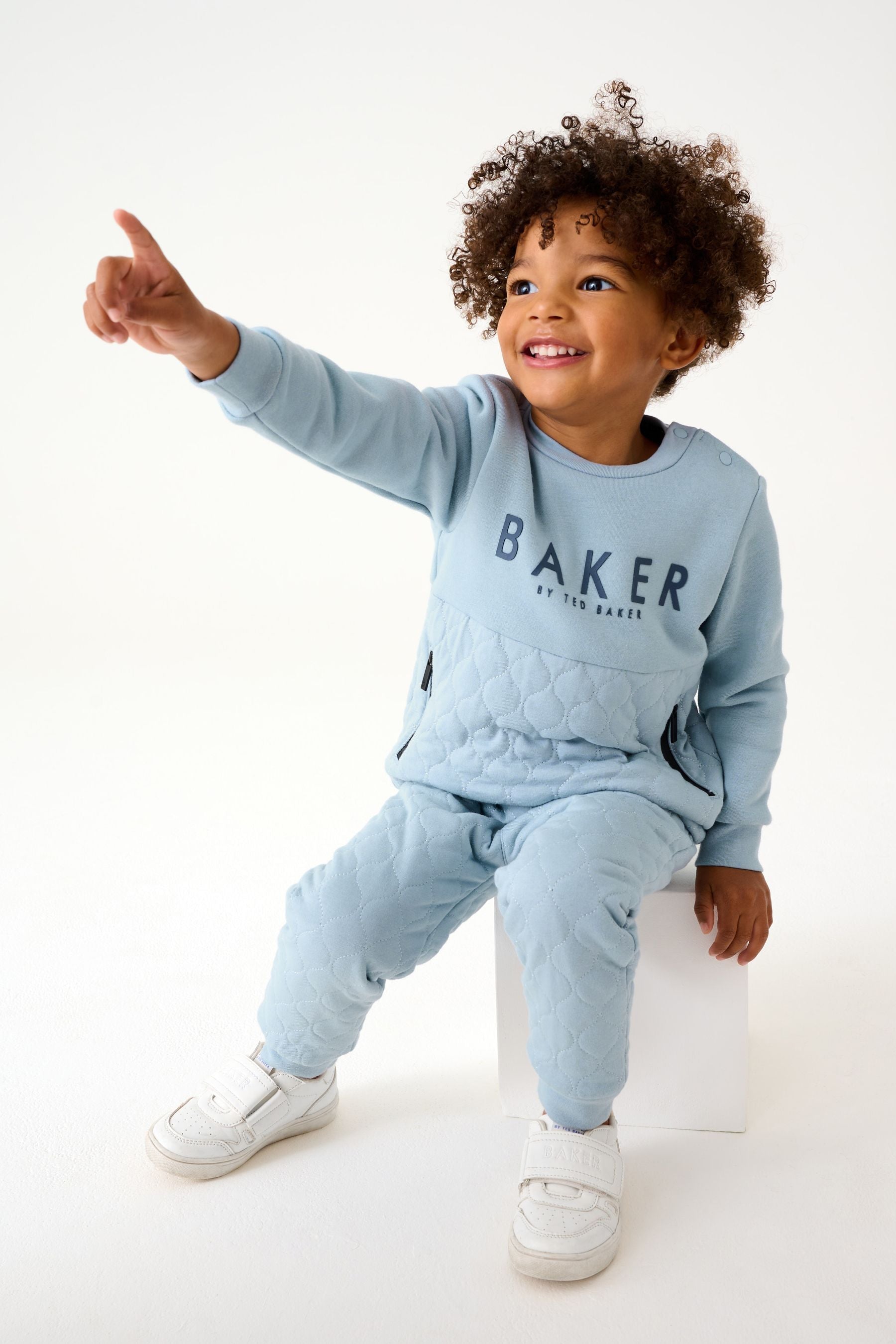 Baker by Ted Baker (0-6yrs) Quilted Sweater and Jogger Set