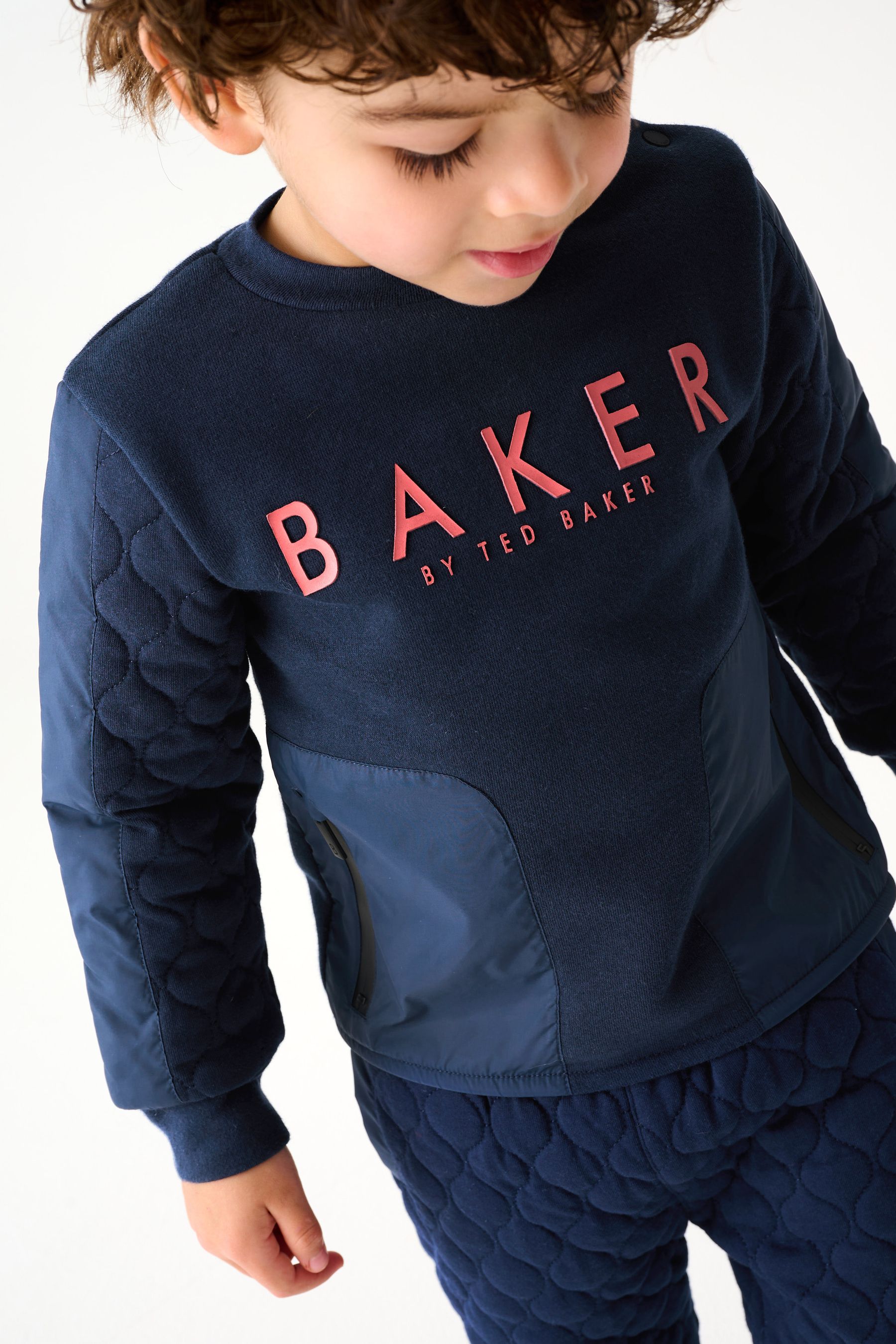 Baker by Ted Baker (0-6yrs) Quilted Sweater and Jogger Set