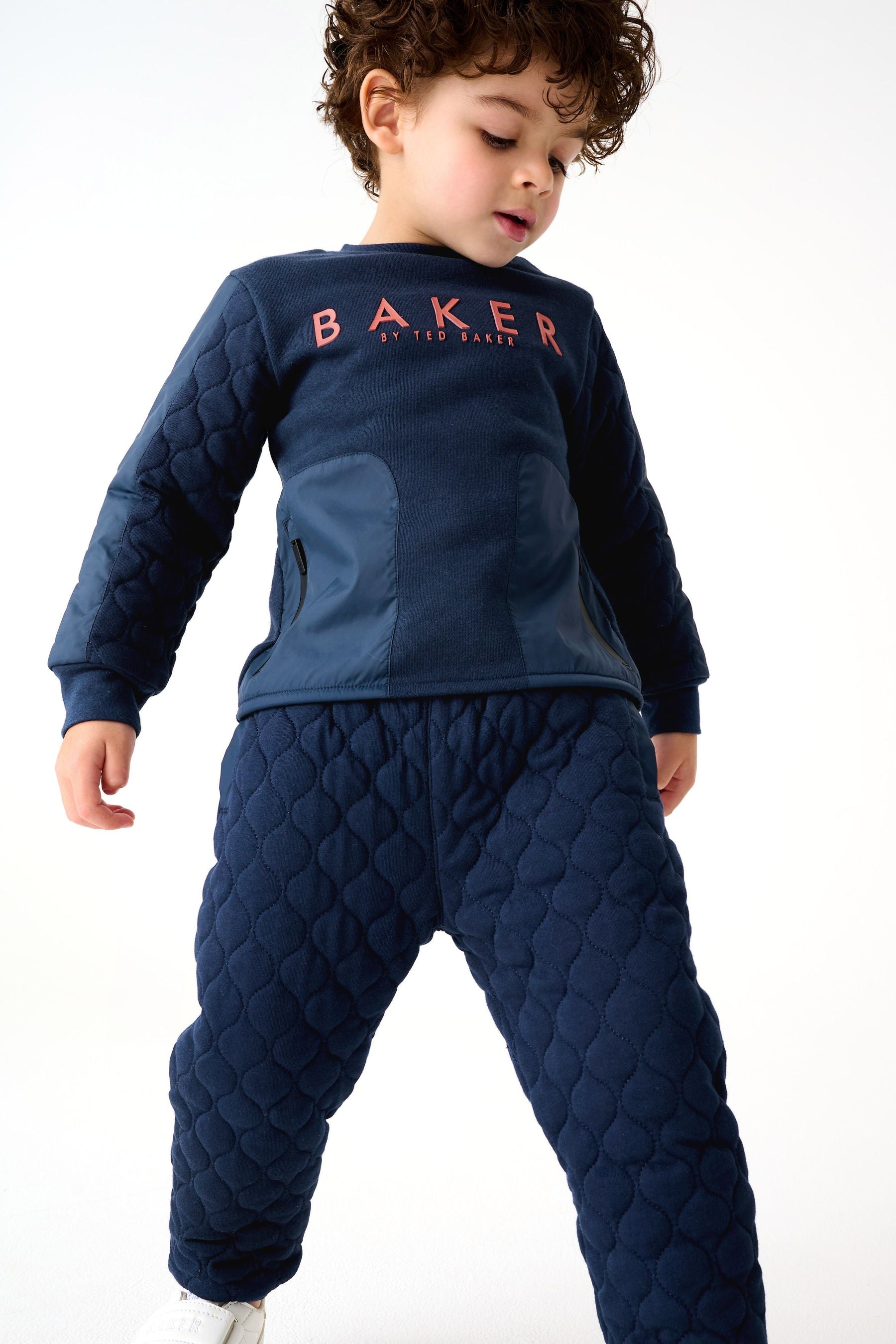 Baker by Ted Baker (0-6yrs) Quilted Sweater and Jogger Set