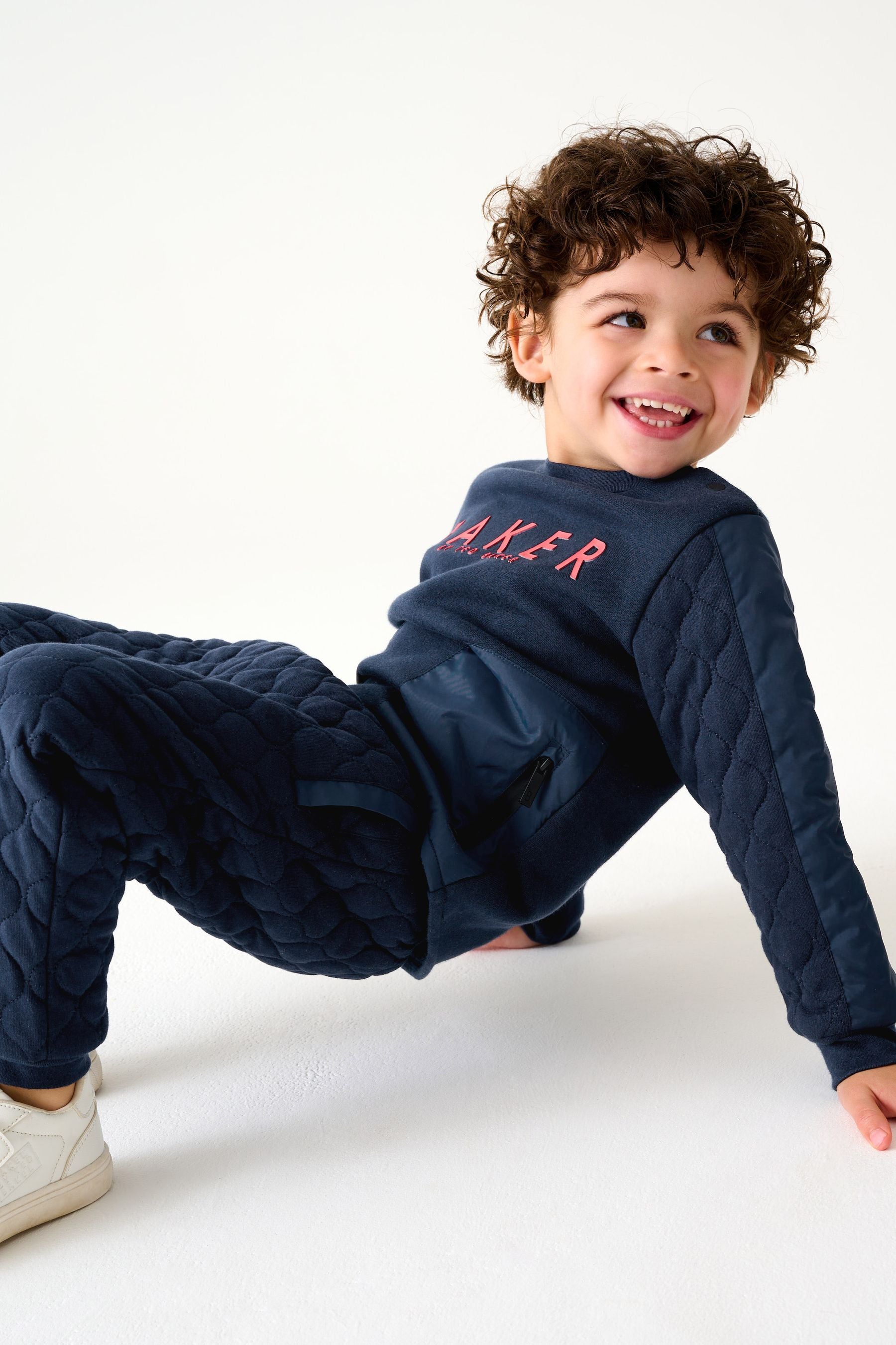 Baker by Ted Baker (0-6yrs) Quilted Sweater and Jogger Set