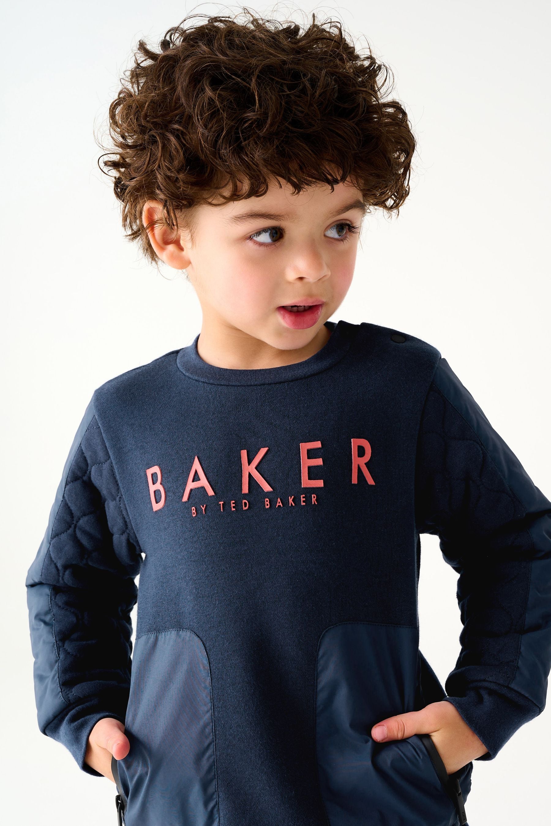 Baker by Ted Baker (0-6yrs) Quilted Sweater and Jogger Set