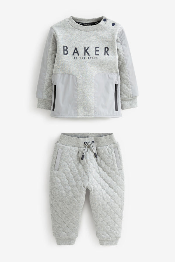 Baker by Ted Baker (0-6yrs) Quilted Sweater and Jogger Set