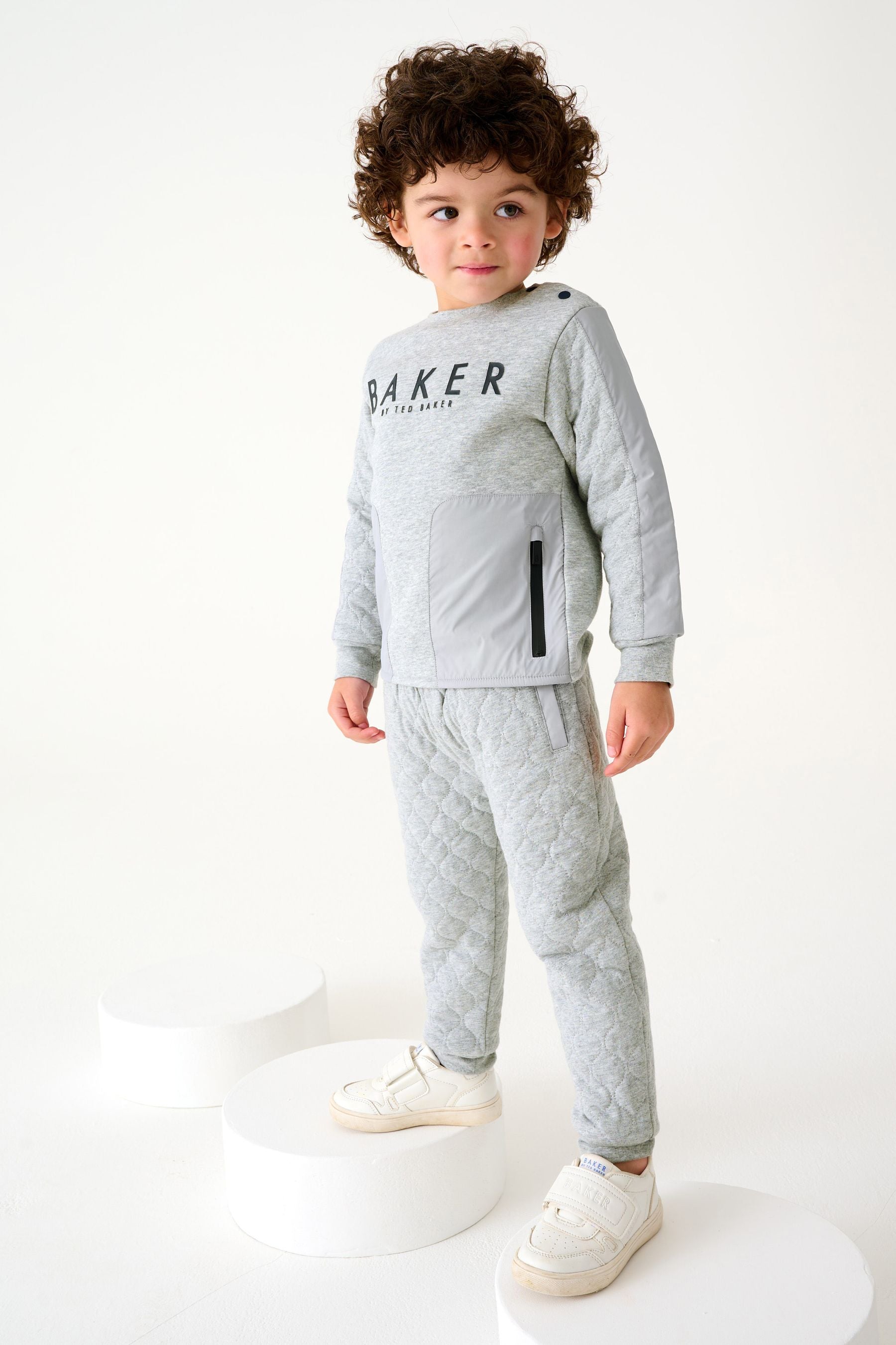 Baker by Ted Baker (0-6yrs) Quilted Sweater and Jogger Set