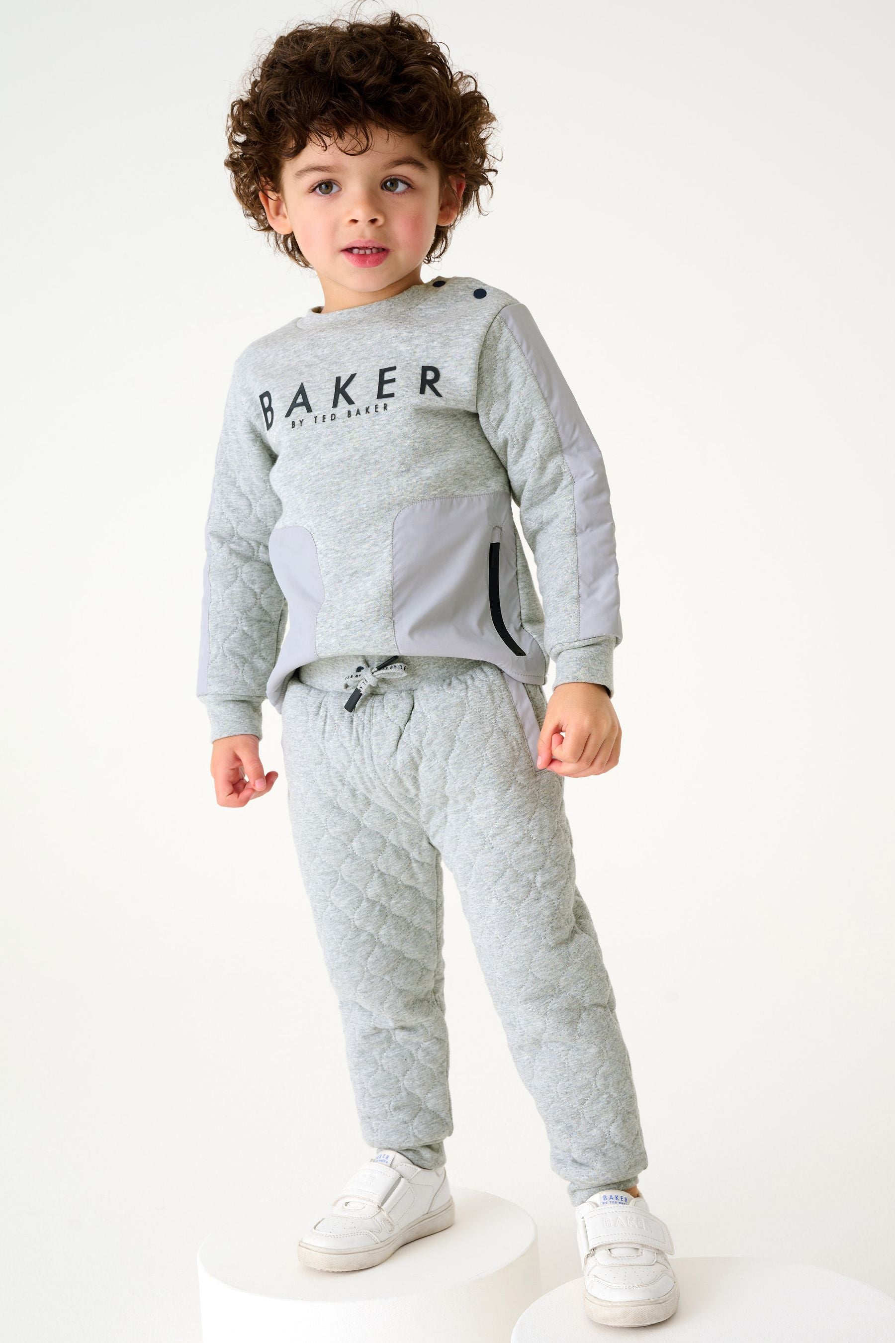 Baker by Ted Baker (0-6yrs) Quilted Sweater and Jogger Set