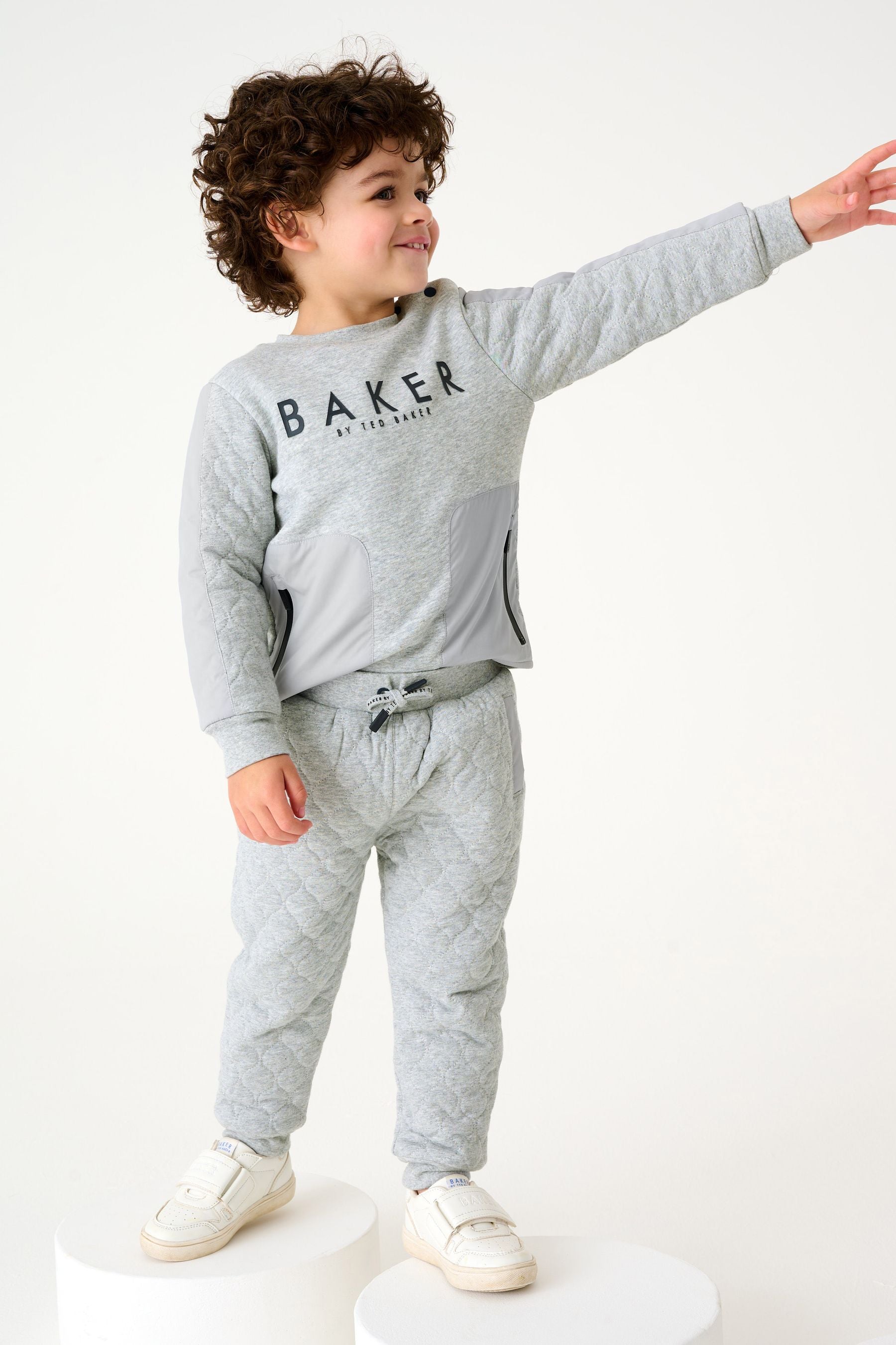 Baker by Ted Baker (0-6yrs) Quilted Sweater and Jogger Set