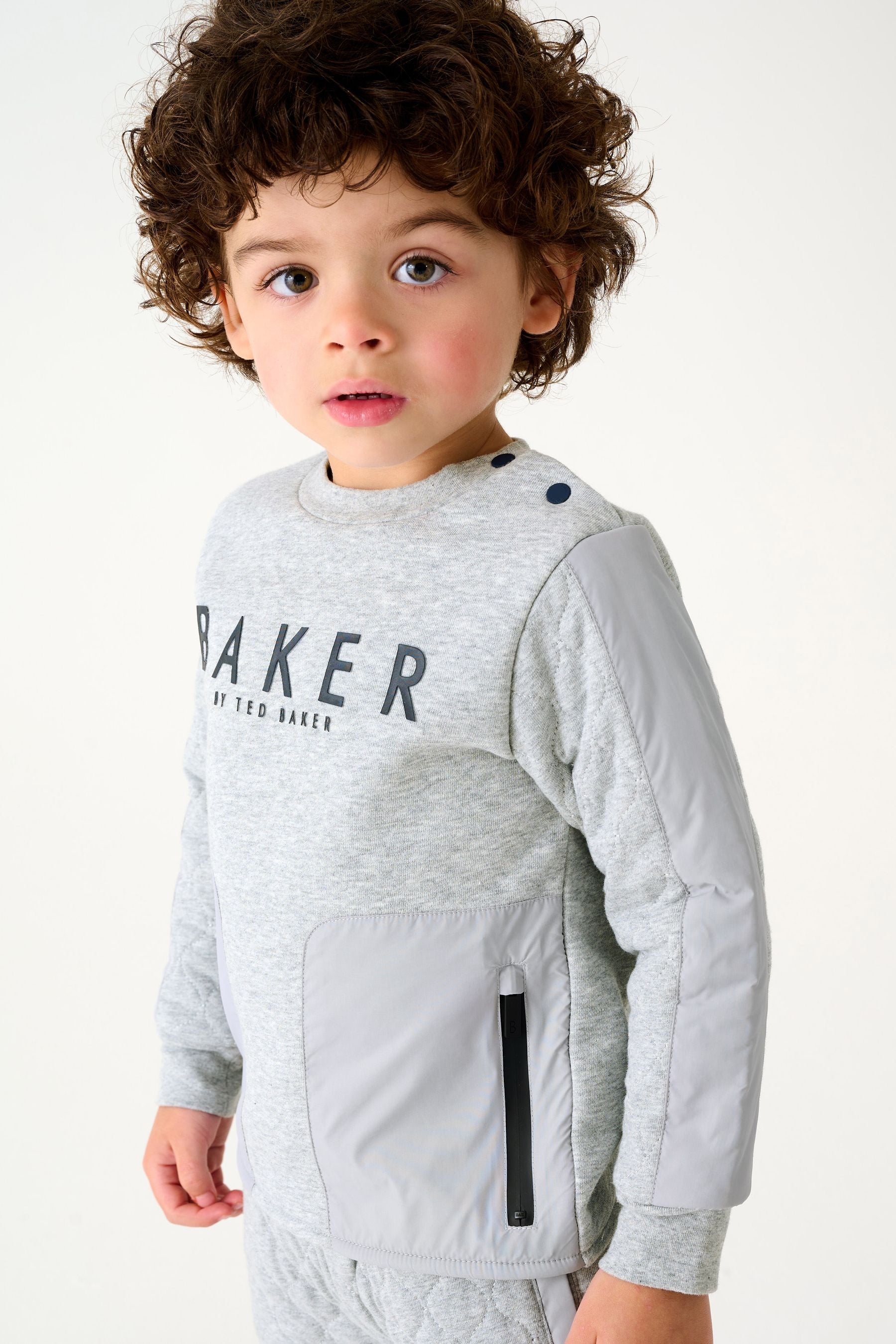 Baker by Ted Baker (0-6yrs) Quilted Sweater and Jogger Set