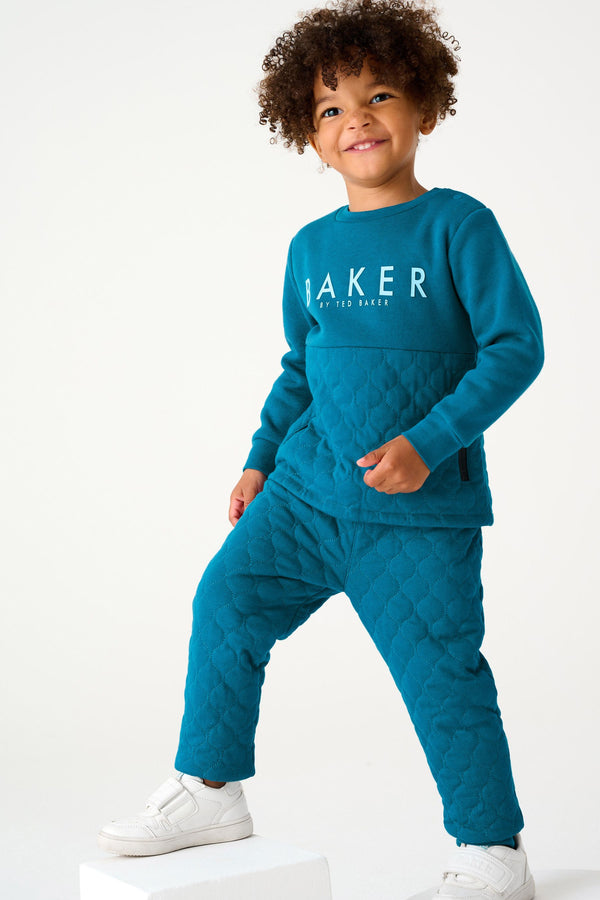 Baker by Ted Baker (0-6yrs) Quilted Sweater and Jogger Set