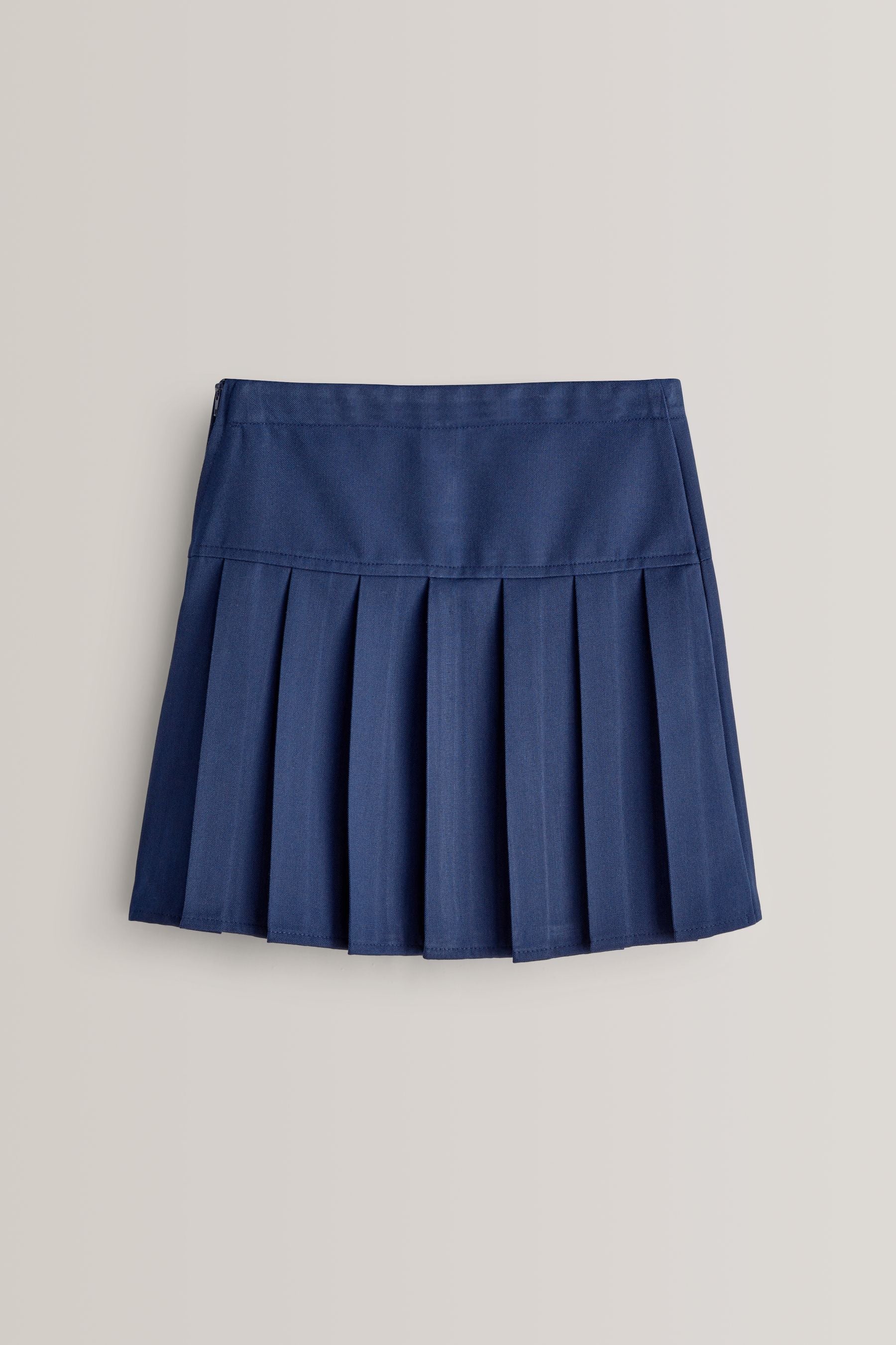 Royal Blue Regular Waist Pleated School Skirts 2 Pack (3-16yrs)