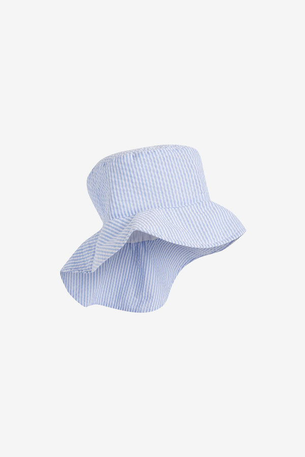 Blue Low Back Bucket Hat (3mths-10yrs)