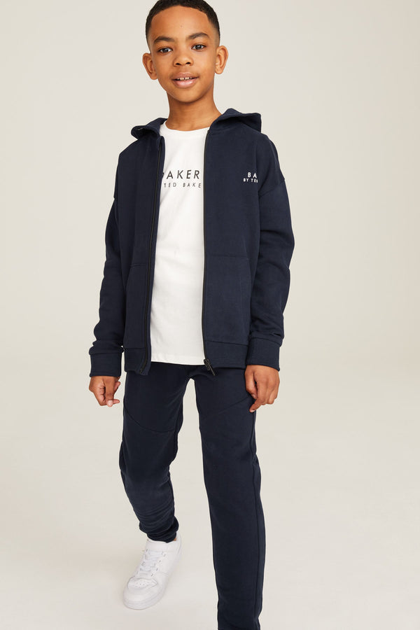 Baker by Ted Baker Zip Through 100% Cotton Hoodie and Jogger Set